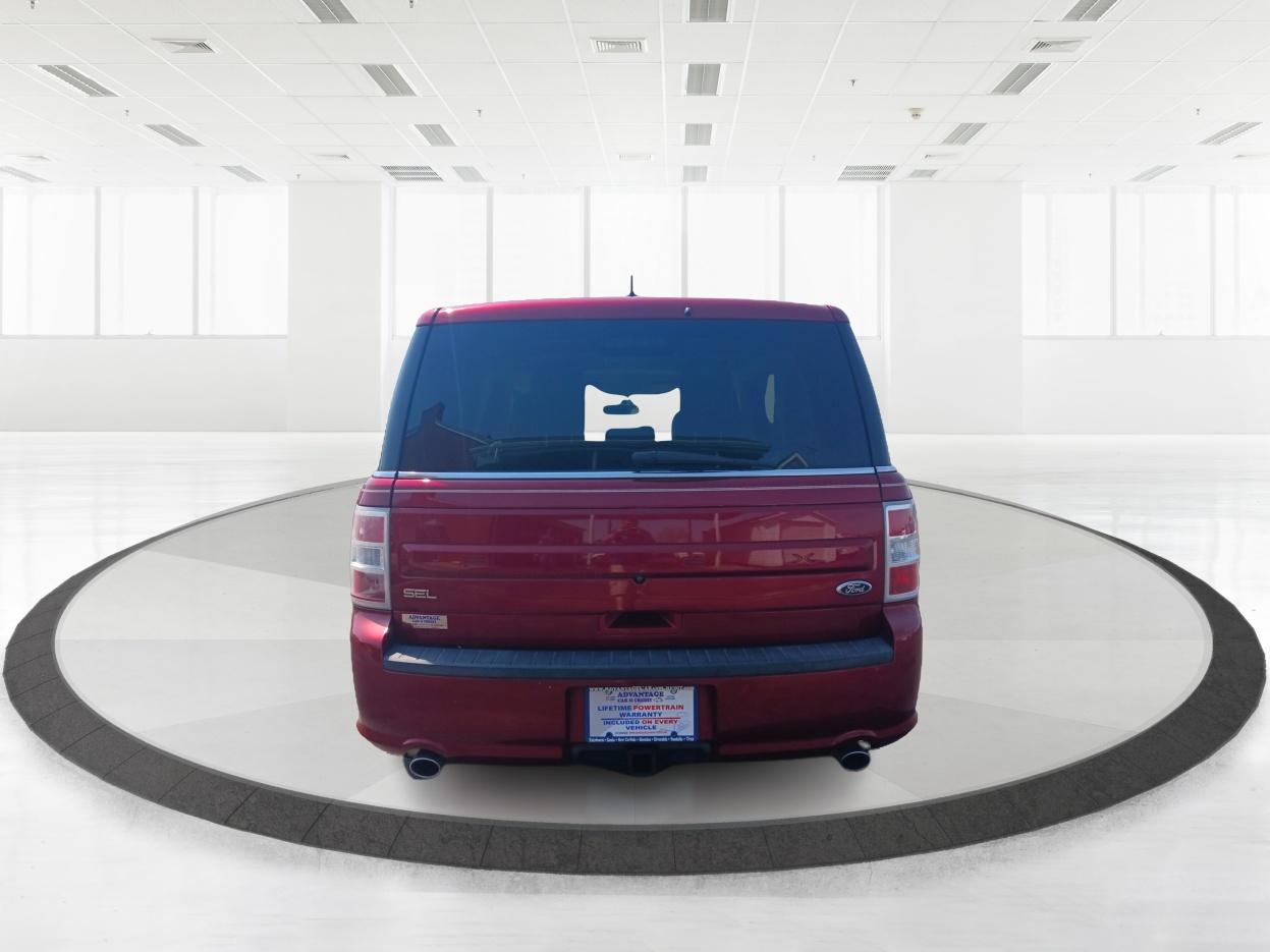 2014 Ruby Red Met Tinted CC Ford Flex SEL FWD (2FMGK5C89EB) with an 3.5L V6 DOHC 24V engine, 6-Speed Automatic Overdrive transmission, located at 880 E. National Road, Vandalia, OH, 45377, (937) 908-9800, 39.891918, -84.183594 - Photo #3
