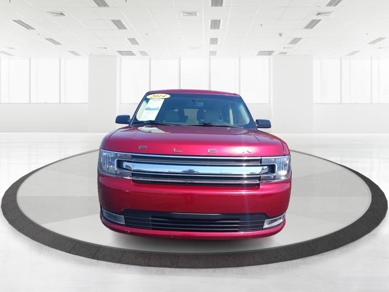 2014 Ruby Red Met Tinted CC Ford Flex SEL FWD (2FMGK5C89EB) with an 3.5L V6 DOHC 24V engine, 6-Speed Automatic Overdrive transmission, located at 880 E. National Road, Vandalia, OH, 45377, (937) 908-9800, 39.891918, -84.183594 - Photo #6