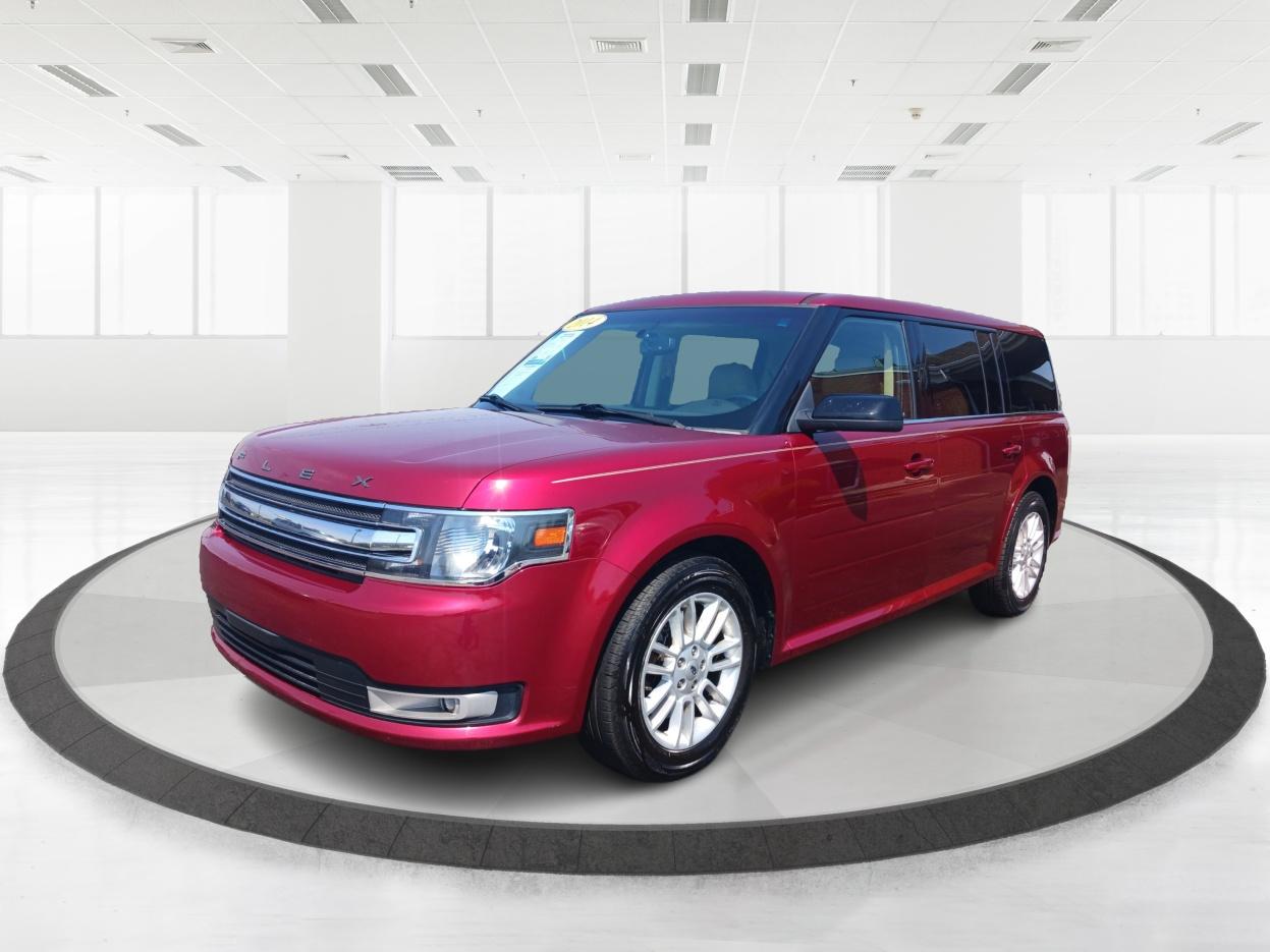 2014 Ruby Red Met Tinted CC Ford Flex SEL FWD (2FMGK5C89EB) with an 3.5L V6 DOHC 24V engine, 6-Speed Automatic Overdrive transmission, located at 880 E. National Road, Vandalia, OH, 45377, (937) 908-9800, 39.891918, -84.183594 - Photo #7