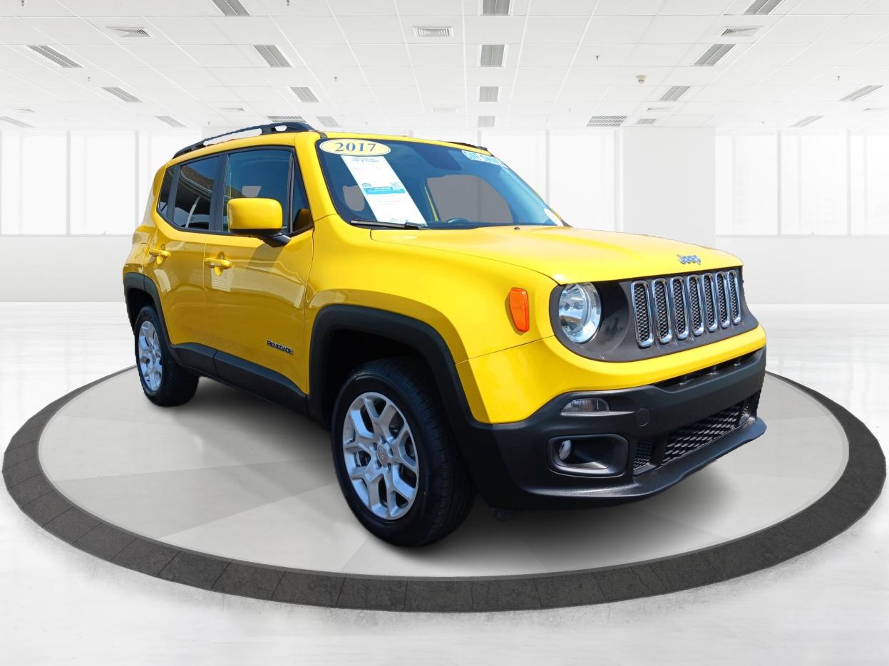 2017 Solar Yellow Jeep Renegade Latitude 4WD (ZACCJBBB8HP) with an 2.4L L4 DOHC 16V engine, 6-Speed Manual transmission, located at 1230 East Main St, Xenia, OH, 45385, (937) 908-9800, 39.688026, -83.910172 - Photo #0
