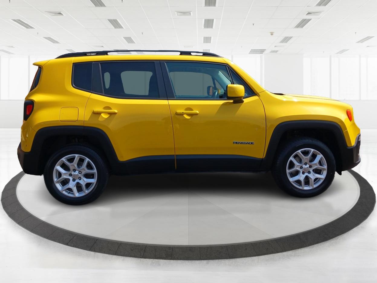 2017 Solar Yellow Jeep Renegade Latitude 4WD (ZACCJBBB8HP) with an 2.4L L4 DOHC 16V engine, 6-Speed Manual transmission, located at 1230 East Main St, Xenia, OH, 45385, (937) 908-9800, 39.688026, -83.910172 - Photo #1