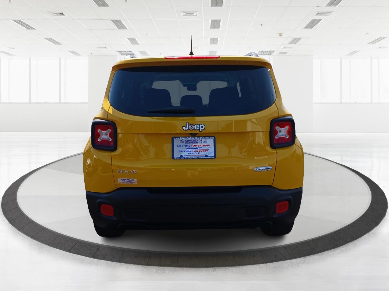 2017 Solar Yellow Jeep Renegade Latitude 4WD (ZACCJBBB8HP) with an 2.4L L4 DOHC 16V engine, 6-Speed Manual transmission, located at 1230 East Main St, Xenia, OH, 45385, (937) 908-9800, 39.688026, -83.910172 - Photo #3