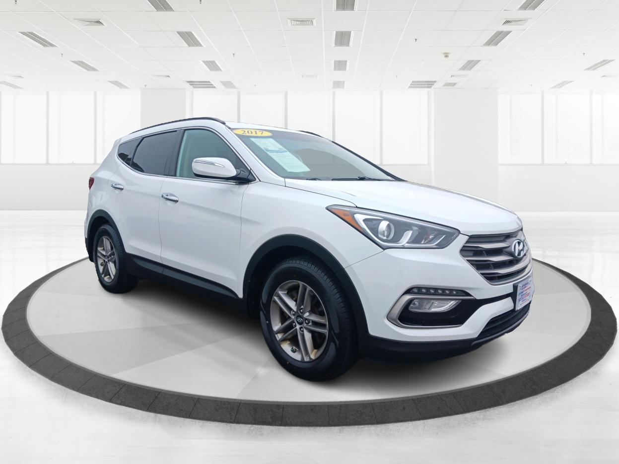 2017 Frost White Pearl Hyundai Santa Fe Sport 2.4 FWD (5XYZU3LB3HG) with an 2.4L L4 DOHC 16V engine, 6-Speed Automatic transmission, located at 880 E. National Road, Vandalia, OH, 45377, (937) 908-9800, 39.891918, -84.183594 - Photo #0