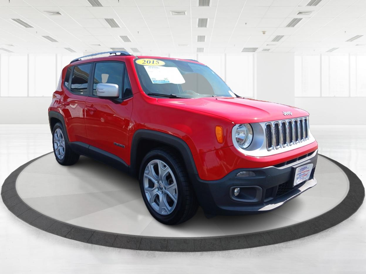 2015 Colorado Red Jeep Renegade Limited FWD (ZACCJADT0FP) with an 2.4L L4 DOHC 16V engine, 9-Speed Automatic transmission, located at 1951 S Dayton Lakeview Rd., New Carlisle, OH, 45344, (937) 908-9800, 39.890999, -84.050255 - Photo #0