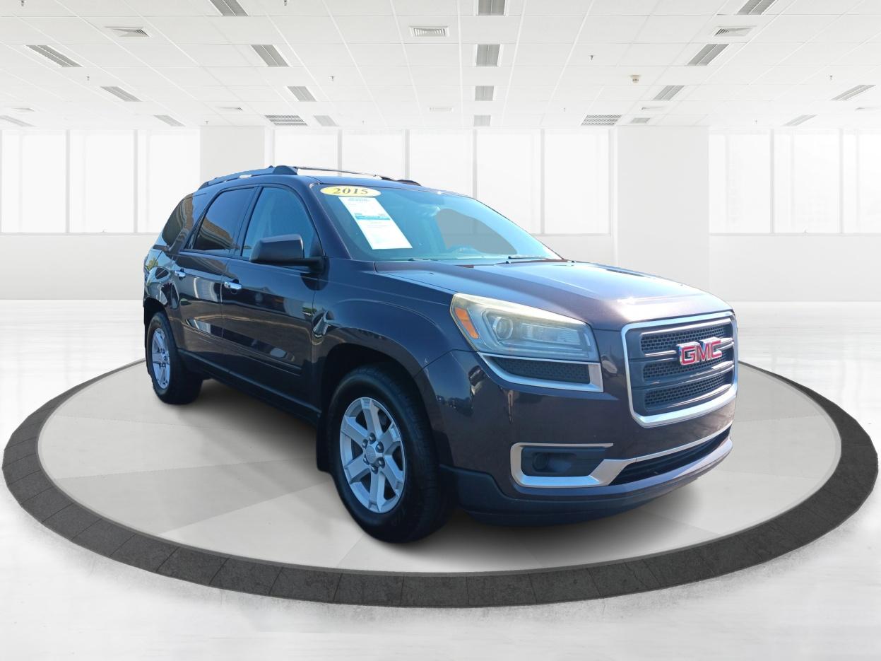 2015 Midnight Amethyst Met GMC Acadia SLE-2 AWD (1GKKVPKD2FJ) with an 3.6L V6 DOHC 24V engine, 6-Speed Automatic transmission, located at 1099 N County Rd 25A , Troy, OH, 45373, (937) 908-9800, 40.057079, -84.212883 - Photo #0