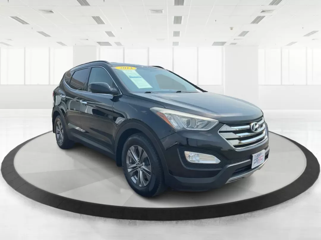 2013 Twilight Black Hyundai Santa Fe Sport 2.4 AWD (5XYZUDLB5DG) with an 2.4L L4 DOHC 16V engine, 6-Speed Automatic transmission, located at 4508 South Dixie Dr, Moraine, OH, 45439, (937) 908-9800, 39.689976, -84.218452 - Photo#0