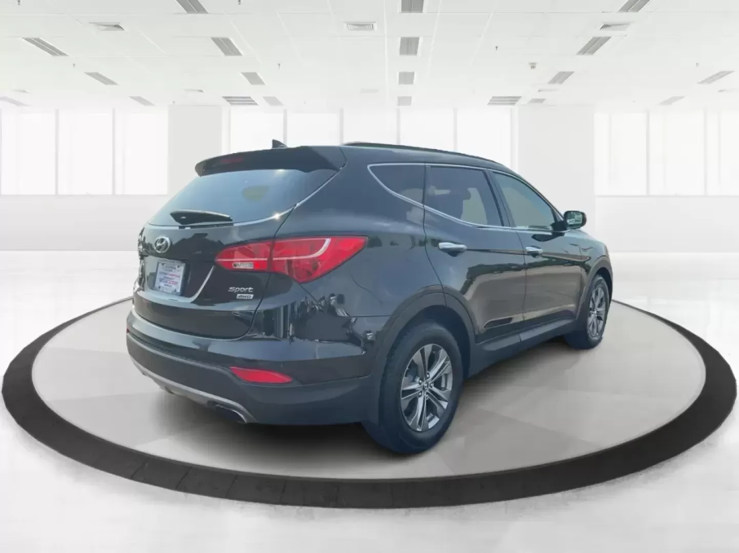 2013 Twilight Black Hyundai Santa Fe Sport 2.4 AWD (5XYZUDLB5DG) with an 2.4L L4 DOHC 16V engine, 6-Speed Automatic transmission, located at 4508 South Dixie Dr, Moraine, OH, 45439, (937) 908-9800, 39.689976, -84.218452 - Photo#2
