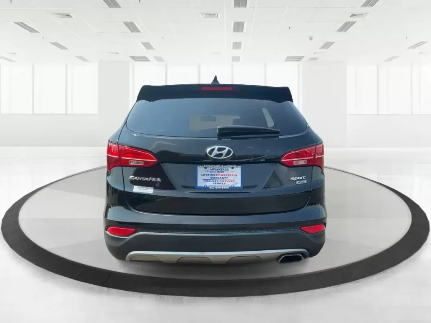 2013 Twilight Black Hyundai Santa Fe Sport 2.4 AWD (5XYZUDLB5DG) with an 2.4L L4 DOHC 16V engine, 6-Speed Automatic transmission, located at 4508 South Dixie Dr, Moraine, OH, 45439, (937) 908-9800, 39.689976, -84.218452 - Photo#3