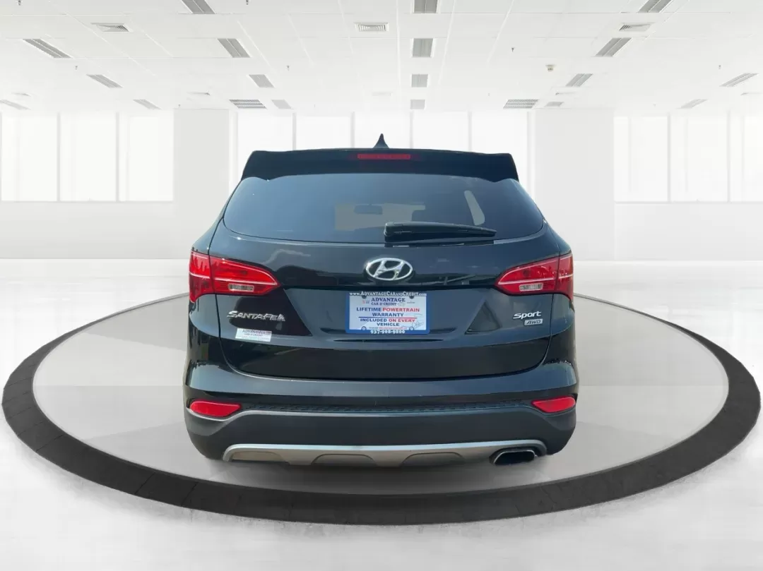 2013 Twilight Black Hyundai Santa Fe Sport 2.4 AWD (5XYZUDLB5DG) with an 2.4L L4 DOHC 16V engine, 6-Speed Automatic transmission, located at 4508 South Dixie Dr, Moraine, OH, 45439, (937) 908-9800, 39.689976, -84.218452 - Photo#3