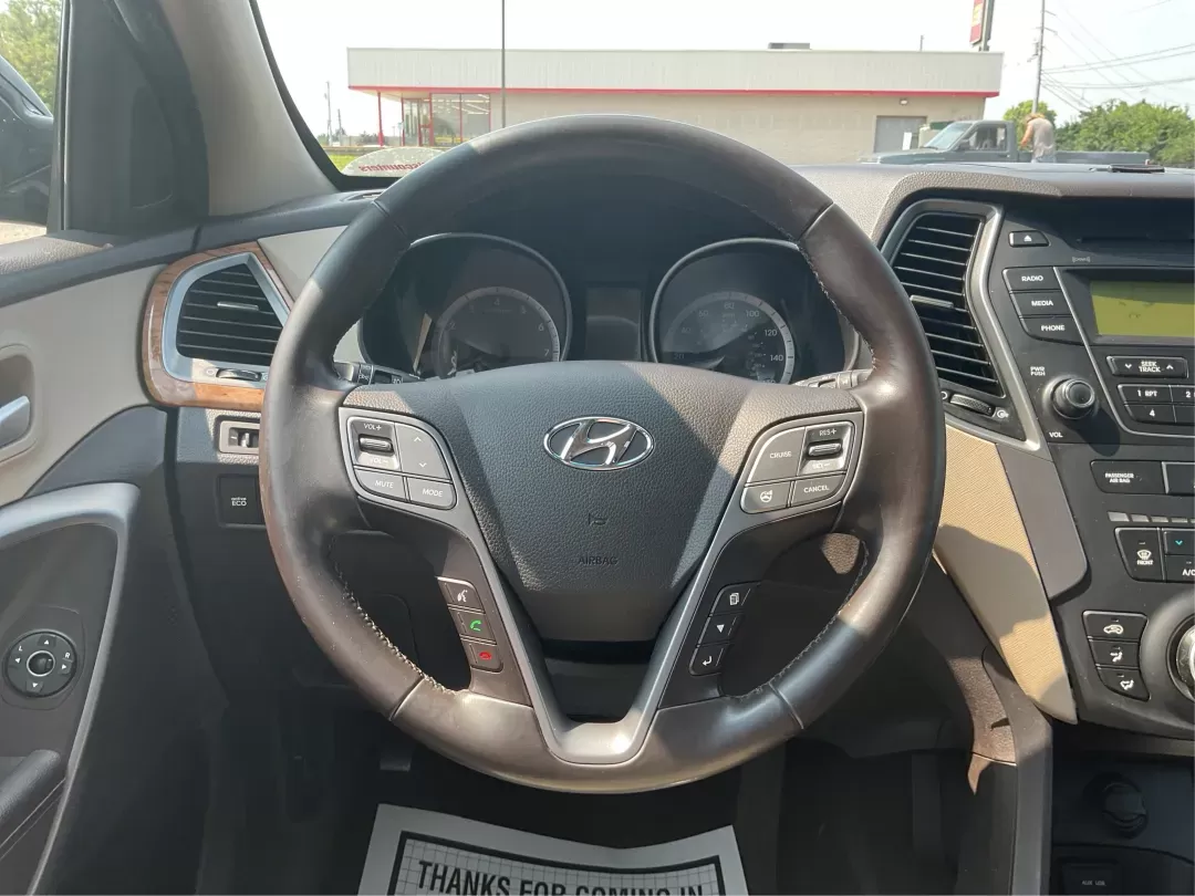 2013 Twilight Black Hyundai Santa Fe Sport 2.4 AWD (5XYZUDLB5DG) with an 2.4L L4 DOHC 16V engine, 6-Speed Automatic transmission, located at 4508 South Dixie Dr, Moraine, OH, 45439, (937) 908-9800, 39.689976, -84.218452 - Photo#14