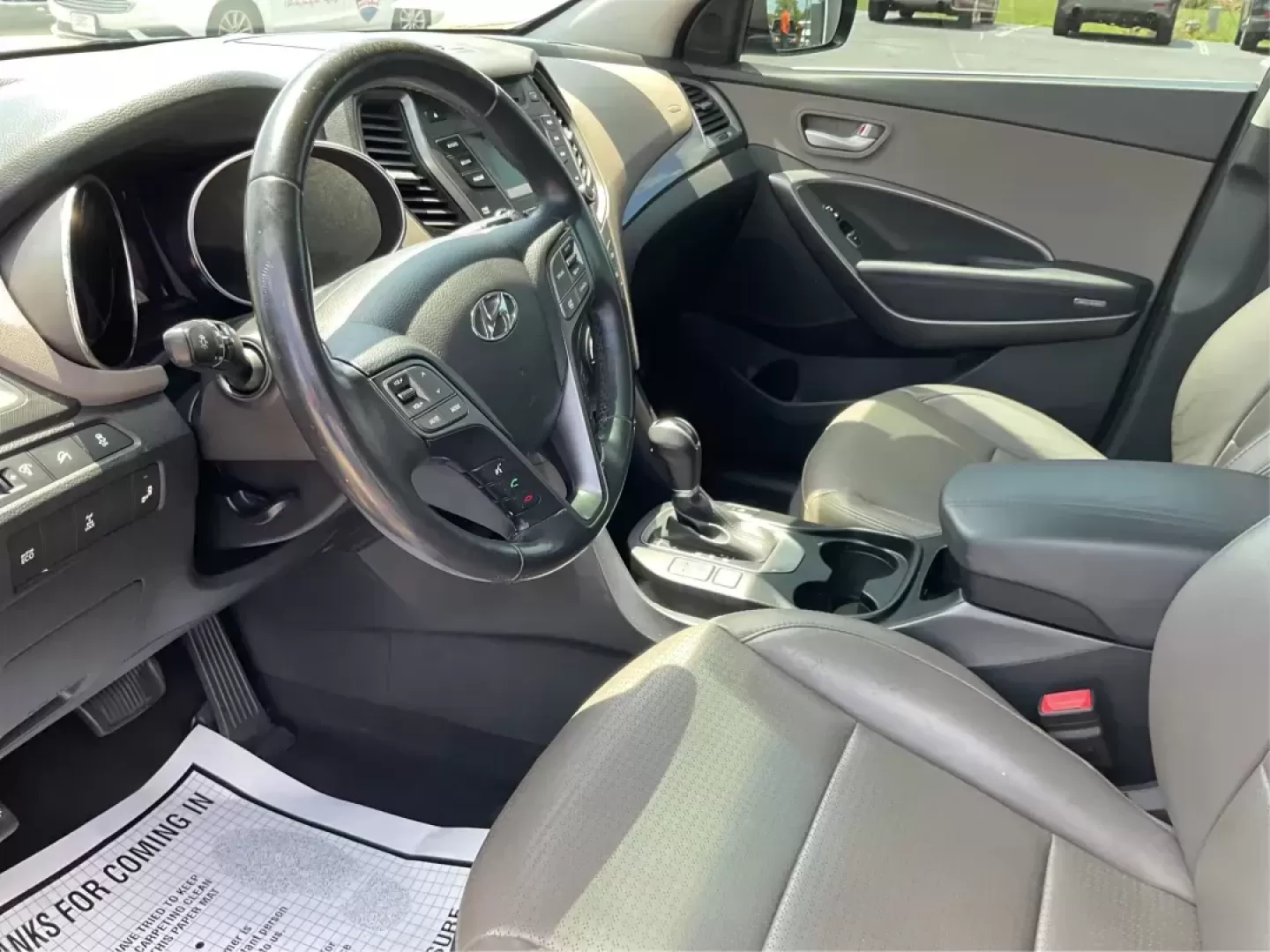2014 Moonstone Silver Hyundai Santa Fe Sport 2.4 AWD (5XYZUDLB6EG) with an 2.4L L4 DOHC 16V engine, 6-Speed Automatic transmission, located at 8750 N County Rd 25A, Piqua, OH, 45356, (937) 908-9800, 40.164391, -84.232513 - **Adventure Awaits with the 2014 Hyundai Santa Fe Sport 2.4 AWD: Your Perfect Family Companion!** <br /> <br /> Are you searching for a vehicle that seamlessly blends versatility and reliability, ideal for everything from family road trips to daily commutes? Look no further! Advantage Car and Credit - Photo#8