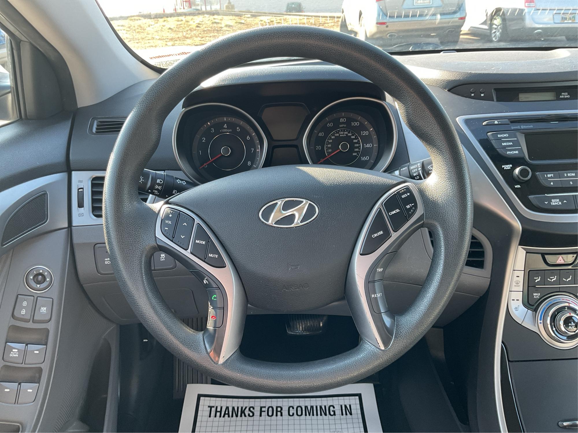 2013 Radiant Silver Metallic Hyundai Elantra GLS A/T (5NPDH4AEXDH) with an 1.8L L4 DOHC 16V engine, 6-Speed Automatic transmission, located at 4508 South Dixie Dr, Moraine, OH, 45439, (937) 908-9800, 39.689976, -84.218452 - Photo#15