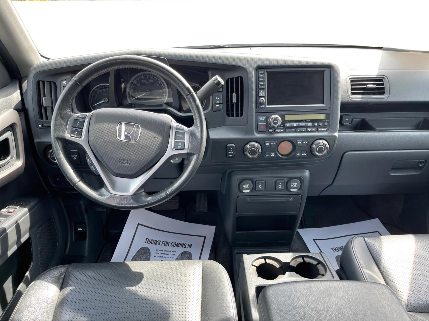 2014 Honda Ridgeline RTL-S (5FPYK1F67EB) with an 3.5L V6 SOHC 24V engine, 5-Speed Automatic transmission, located at 8750 N County Rd 25A, Piqua, OH, 45356, (937) 908-9800, 40.164391, -84.232513 - One Owner - Photo#20