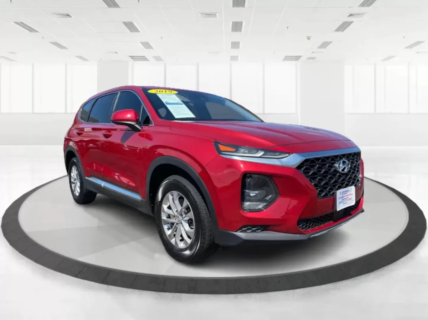 2019 Hyundai Santa Fe SE 2.4 AWD (5NMS2CAD9KH) with an 2.4L L4 DOHC 16V engine, 8-Speed Automatic transmission, located at 8750 N County Rd 25A, Piqua, OH, 45356, (937) 908-9800, 40.164391, -84.232513 - 2019 Hyundai Santa Fe SE 2.4 AWD - Photo#0