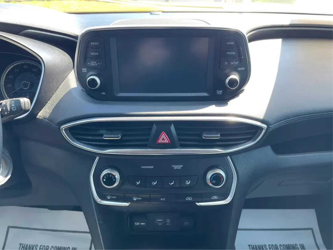 2019 Hyundai Santa Fe SE 2.4 AWD (5NMS2CAD9KH) with an 2.4L L4 DOHC 16V engine, 8-Speed Automatic transmission, located at 8750 N County Rd 25A, Piqua, OH, 45356, (937) 908-9800, 40.164391, -84.232513 - Photo#13