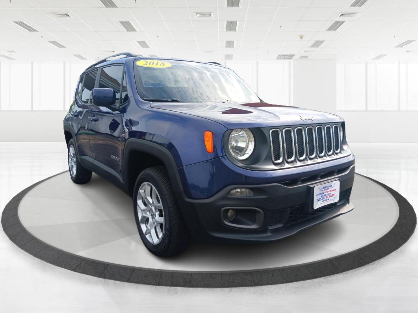 2018 /Black, premium cloth Jeep Renegade Latitude 4WD (ZACCJBBB6JP) with an 2.4L L4 DOHC 16V engine, Automatic transmission, located at 1230 East Main St, Xenia, OH, 45385, (937) 908-9800, 39.688026, -83.910172 - Photo#0