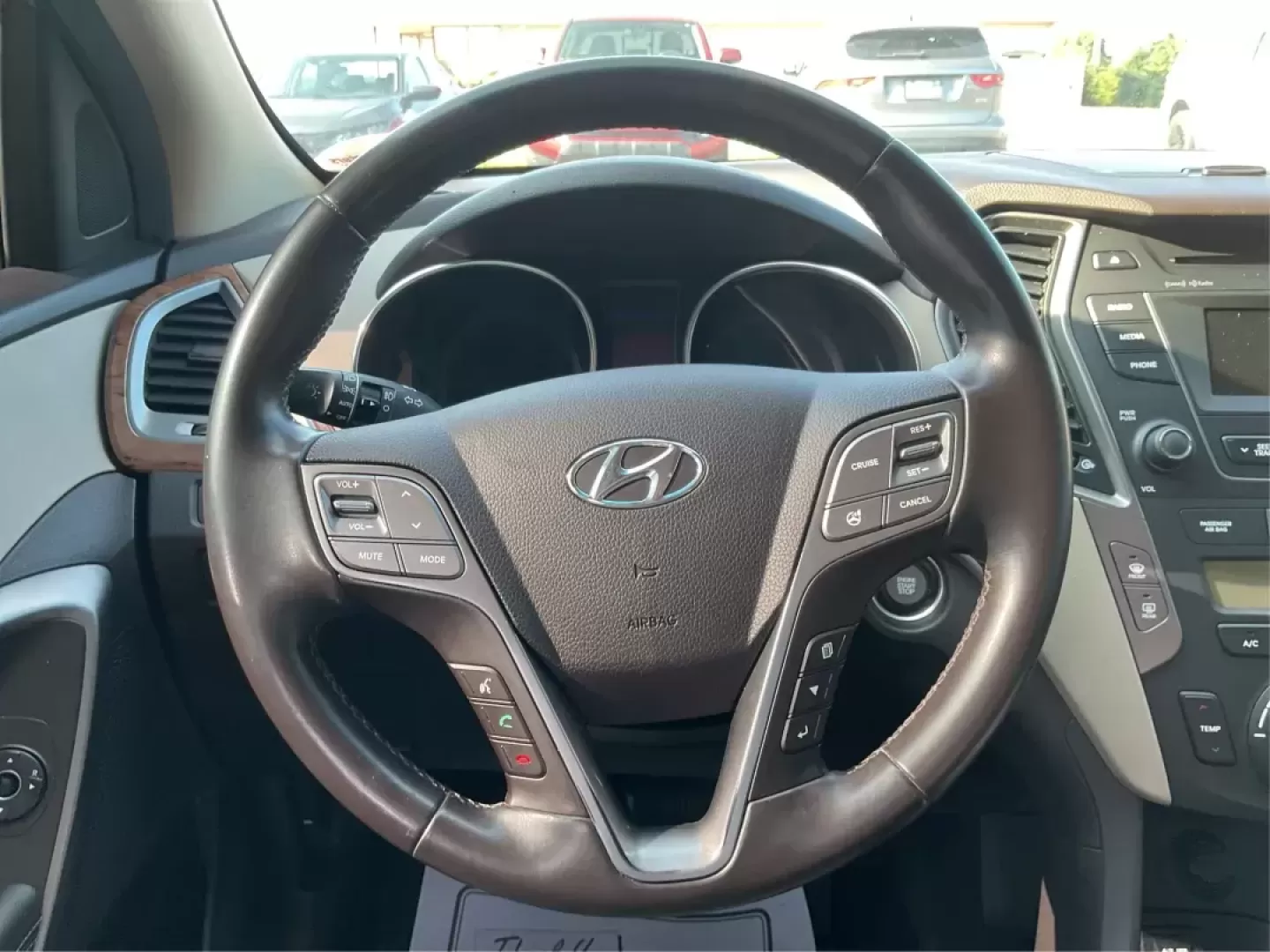 2013 Hyundai Santa Fe Sport 2.0 AWD (5XYZUDLA2DG) with an 2.0L L4 DOHC 16V engine, 6-Speed Automatic transmission, located at 1099 N County Rd 25A, Troy, OH, 45373, (937) 908-9800, 40.057079, -84.212883 - Photo#15