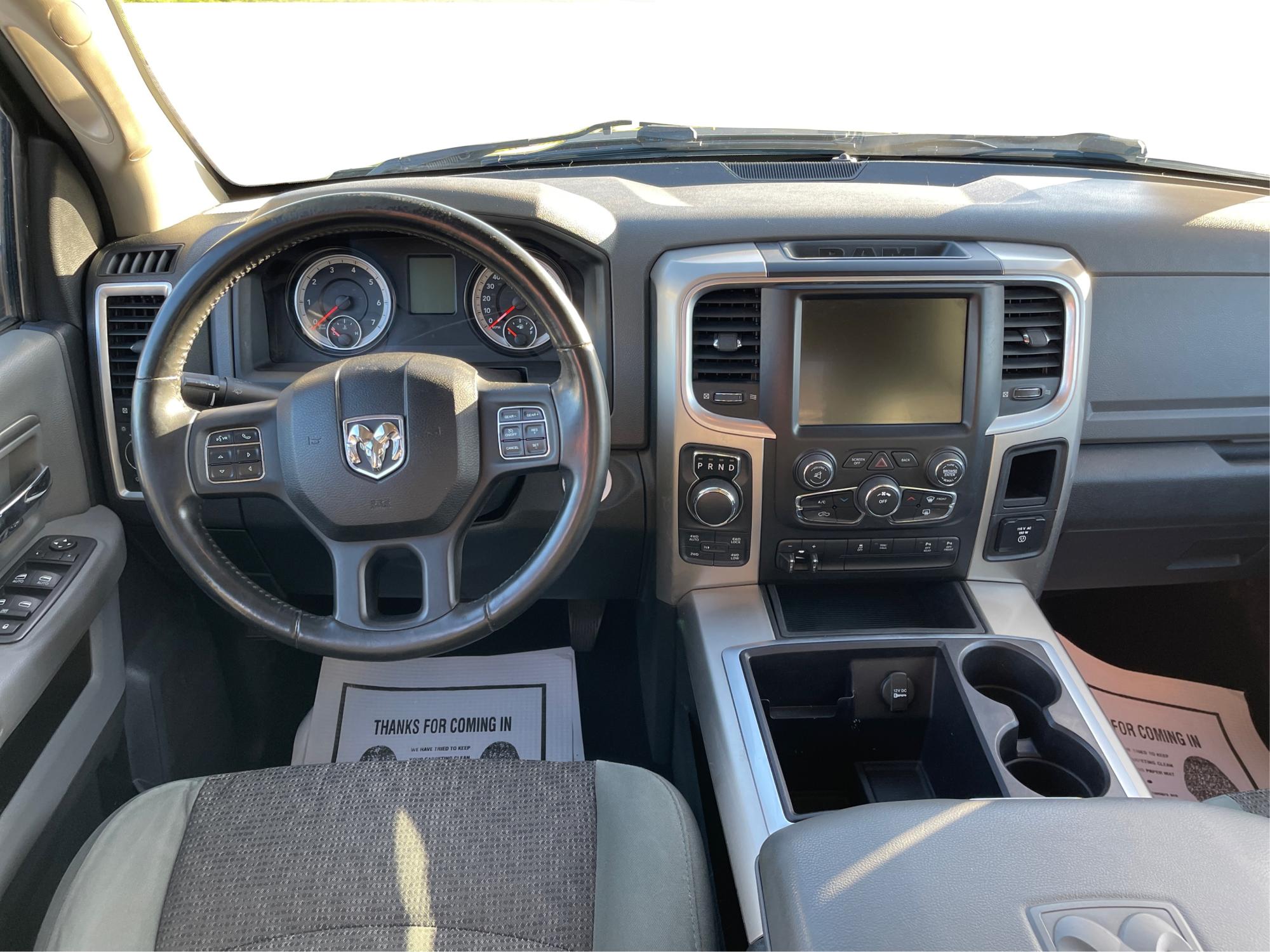 2015 Ram 1500 SLT Quad Cab 4WD (1C6RR7GT2FS) with an 5.7L V8 OHV 16V engine, 8-Speed Automatic transmission, located at 880 E. National Road, Vandalia, OH, 45377, (937) 908-9800, 39.891918, -84.183594 - Photo#19