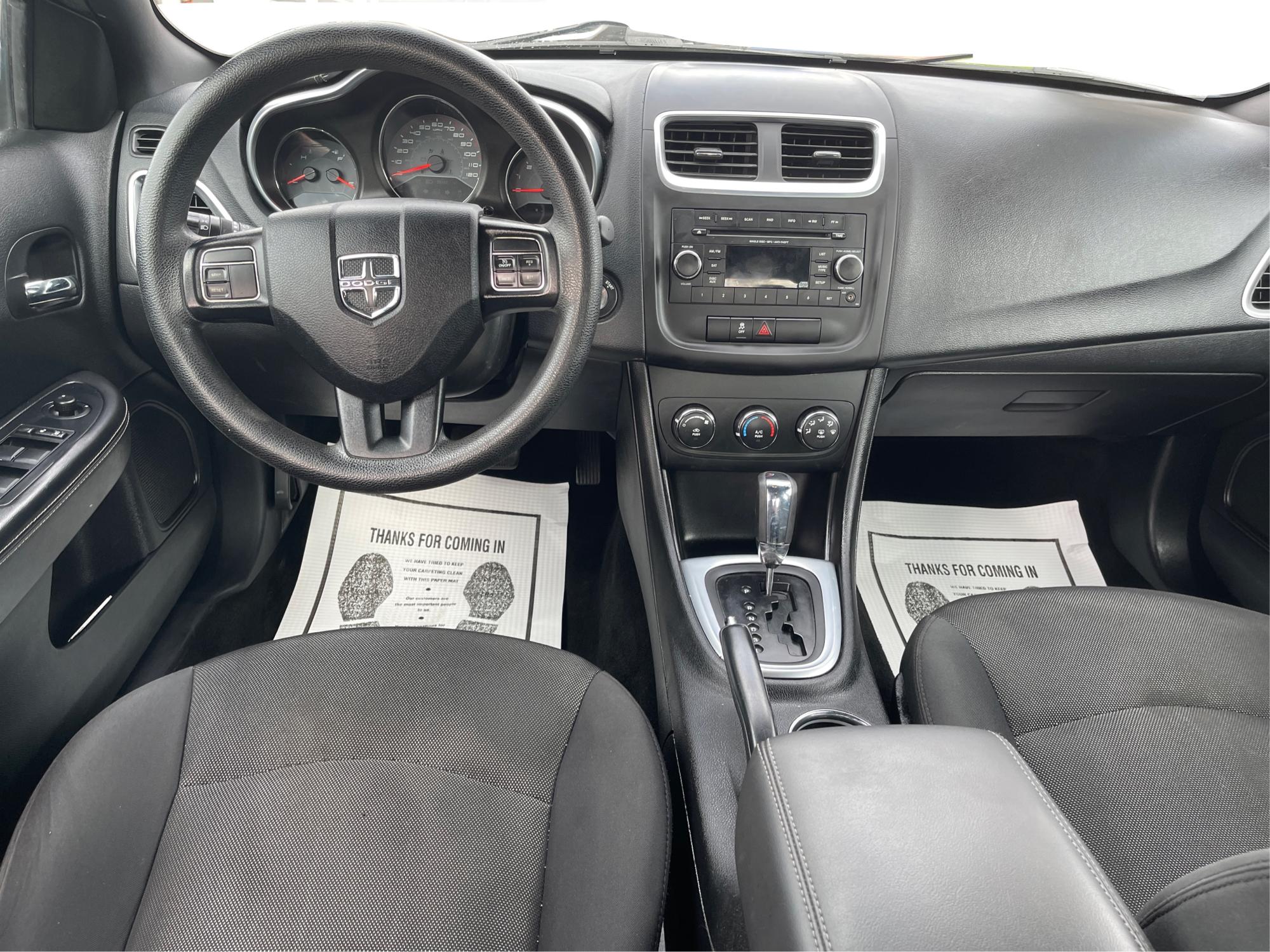 2014 Dodge Avenger SE (1C3CDZAB9EN) with an 2.4L L4 DOHC 16V engine, 4-Speed Automatic transmission, located at 1230 East Main St, Xenia, OH, 45385, (937) 908-9800, 39.688026, -83.910172 - Photo#19