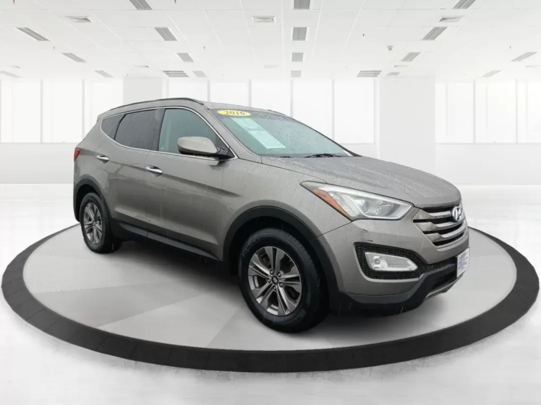 2016 Hyundai Santa Fe Sport 2.4 AWD (5XYZUDLB9GG) with an 2.4L L4 DOHC 16V engine, 6-Speed Automatic transmission, located at 880 E. National Road, Vandalia, OH, 45377, (937) 908-9800, 39.891918, -84.183594 - 2016 Hyundai Santa Fe Sport 2.4 AWD - Photo#0