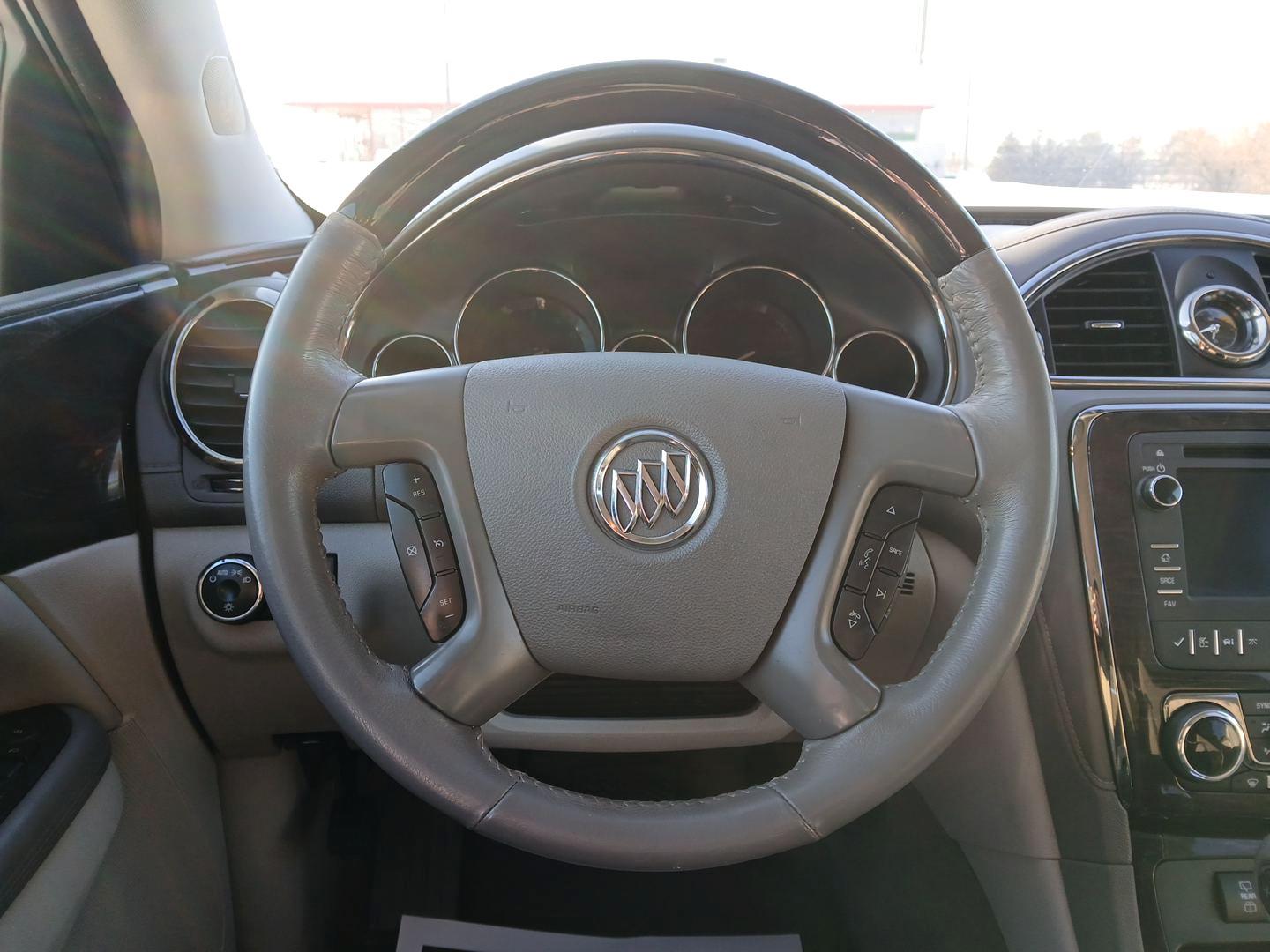 2017 Buick Enclave Convenience FWD (5GAKRAKD9HJ) with an 3.6L V6 DOHC 24V engine, 6-Speed Automatic Overdrive transmission, located at 1951 S Dayton Lakeview Rd., New Carlisle, OH, 45344, (937) 908-9800, 39.890999, -84.050255 - Third Row - Photo#15