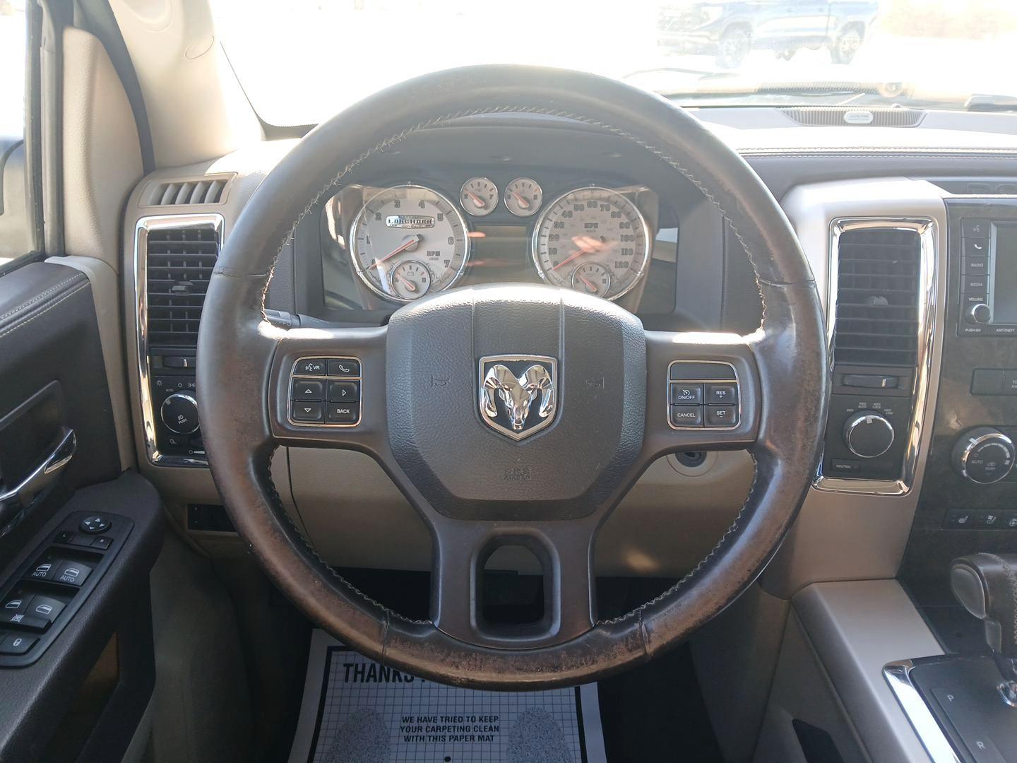 2012 Ram 1500 Laramie Longhorn Edition Crew Cab 4WD (1C6RD7PT8CS) with an 5.7L V8 OHV 16V engine, 6-Speed Automatic transmission, located at 8750 N County Rd 25A, Piqua, OH, 45356, (937) 908-9800, 40.164391, -84.232513 - 2012 Ram 1500 Laramie Longhorn Edition Crew Cab 4WD - Photo#15