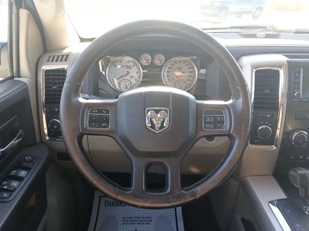 2012 Ram 1500 Laramie Longhorn Edition Crew Cab 4WD (1C6RD7PT8CS) with an 5.7L V8 OHV 16V engine, 6-Speed Automatic transmission, located at 4508 South Dixie Dr, Moraine, OH, 45439, (937) 908-9800, 39.689976, -84.218452 - 2012 Ram 1500 Laramie Longhorn Edition Crew Cab 4WD - Photo#15