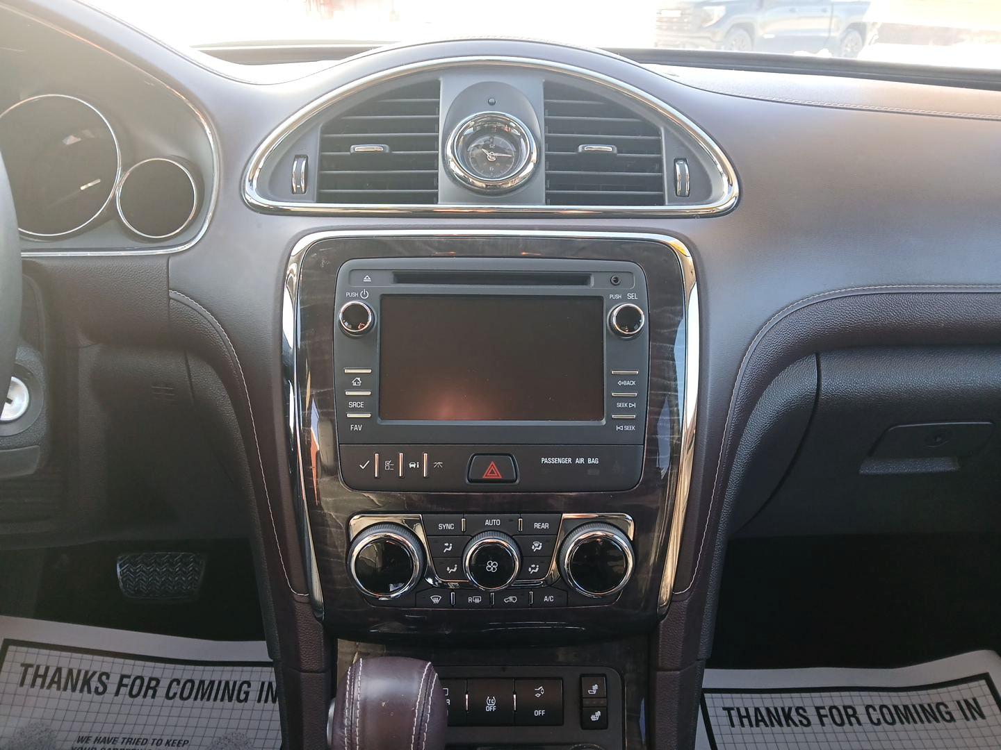 2017 Buick Enclave Leather FWD (5GAKRBKD2HJ) with an 3.6L V6 DOHC 24V engine, 6-Speed Automatic Overdrive transmission, located at 880 E. National Road, Vandalia, OH, 45377, (937) 908-9800, 39.891918, -84.183594 - 2017 Buick Enclave Leather FWD - Photo#12