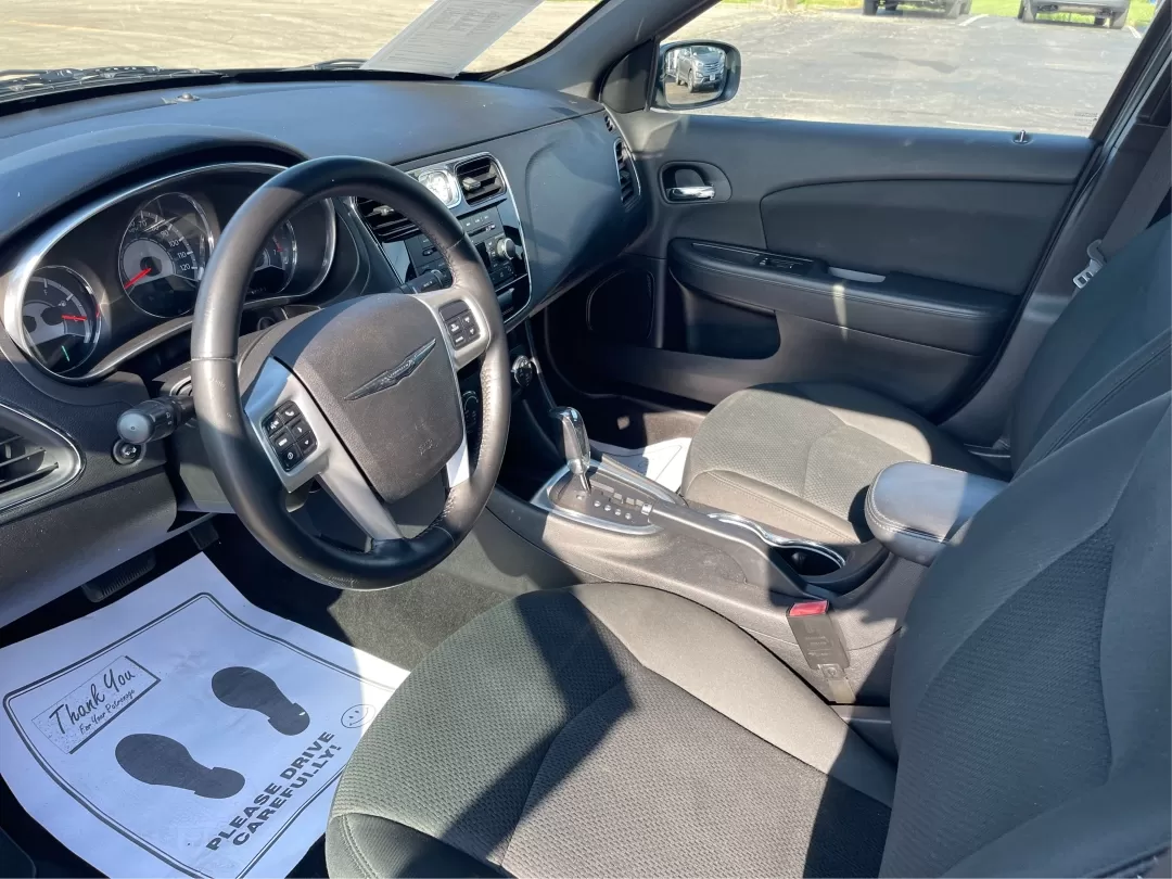 2012 Chrysler 200 Touring (1C3CCBBG5CN) with an 2.4L I-4 DOHC engine, located at 4508 South Dixie Dr, Moraine, OH, 45439, (937) 908-9800, 39.689976, -84.218452 - Photo#9
