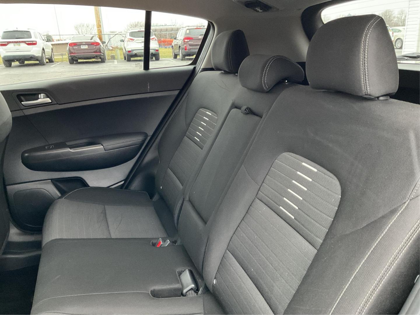 2019 Kia Sportage LX (KNDPMCAC2K7) with an Theta II 2.4L I-4 gasoline direct injection engine, located at 880 E. National Road, Vandalia, OH, 45377, (937) 908-9800, 39.891918, -84.183594 - Photo#9