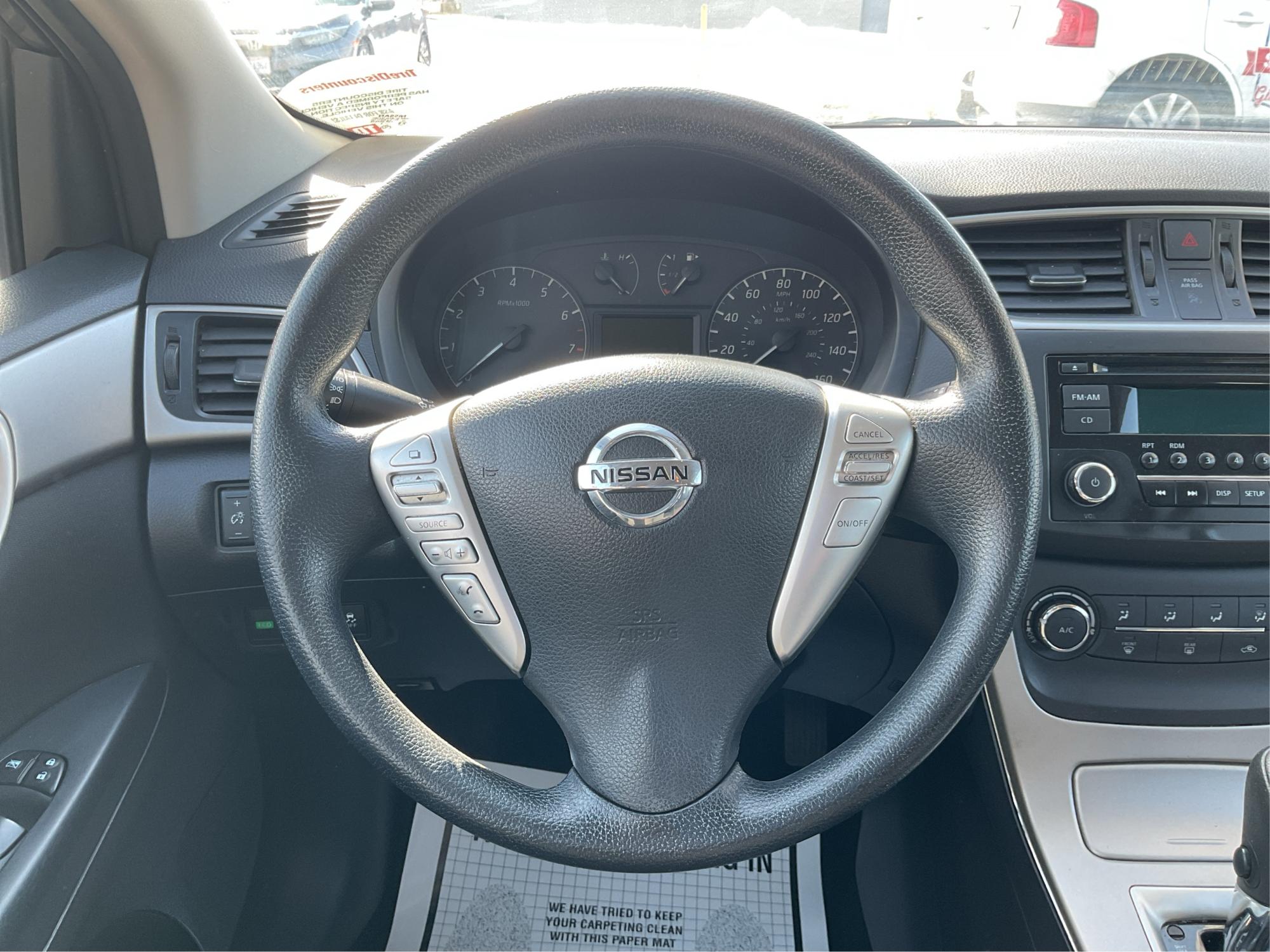 2015 Nissan Sentra S (3N1AB7AP7FY) with an 1.8L I-4 DOHC engine, located at 401 Woodman Dr, Riverside, OH, 45431, (937) 908-9800, 39.760899, -84.123421 - Photo#15