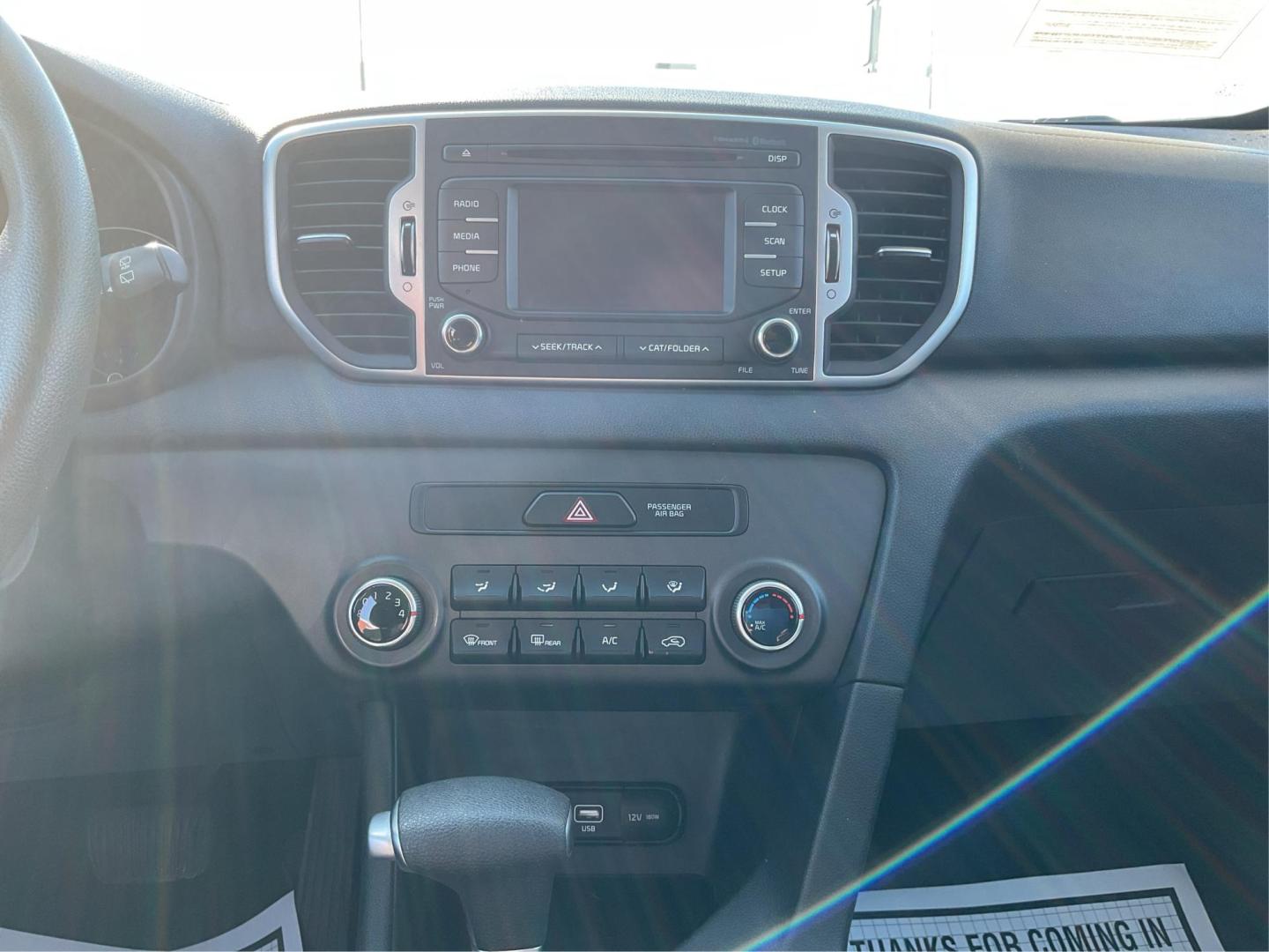 2018 Kia Sportage LX (KNDPM3AC5J7) with an Theta II 2.4L I-4 gasoline direct injection engine, located at 1184 Kauffman Ave, Fairborn, OH, 45324, (937) 908-9800, 39.807072, -84.030914 - Photo#12