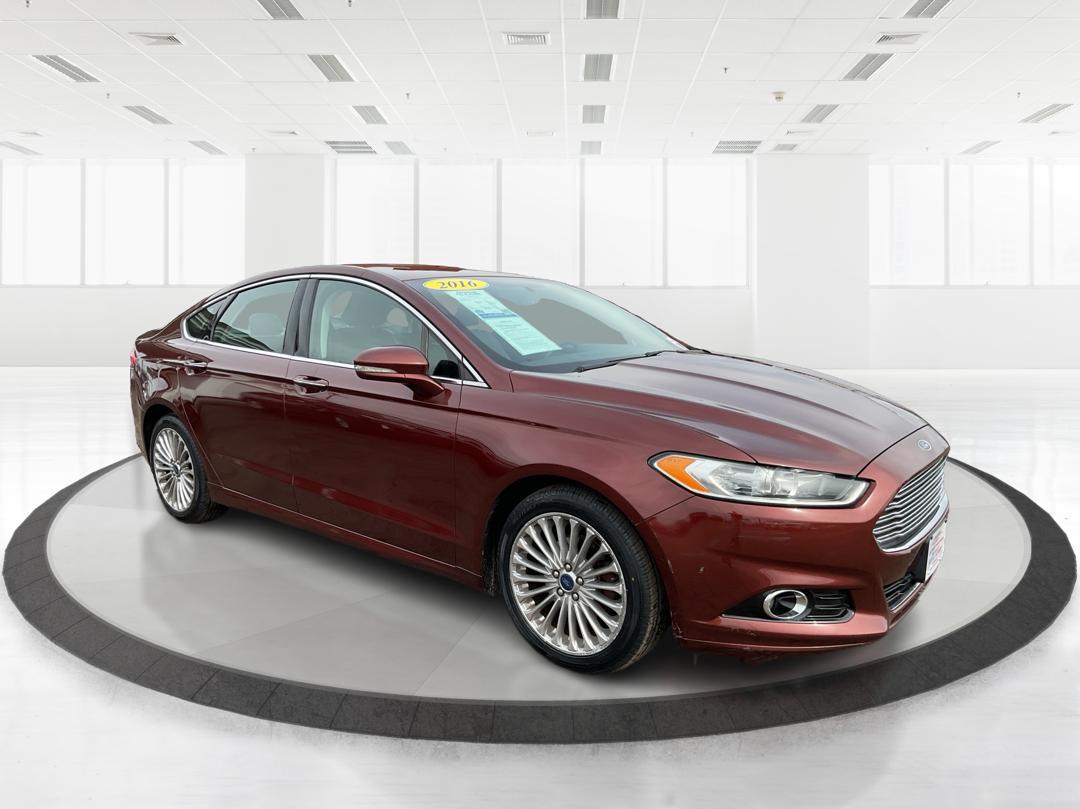 2016 Ford Fusion Titanium (3FA6P0K92GR) with an EcoBoost 2L I-4 gasoline direct injection engine, located at 4508 South Dixie Dr, Moraine, OH, 45439, (937) 908-9800, 39.689976, -84.218452 - Photo#0