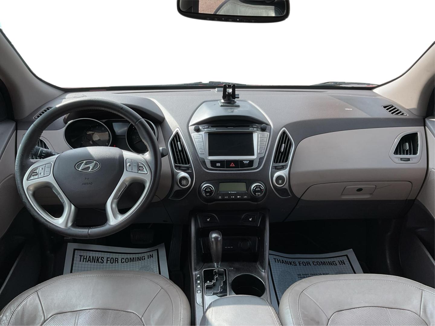 2013 Hyundai Tucson Limited (KM8JU3AC4DU) with an Theta II 2.4L I-4 DOHC engine, located at 1099 N County Rd 25A, Troy, OH, 45373, (937) 908-9800, 40.057079, -84.212883 - Photo#18