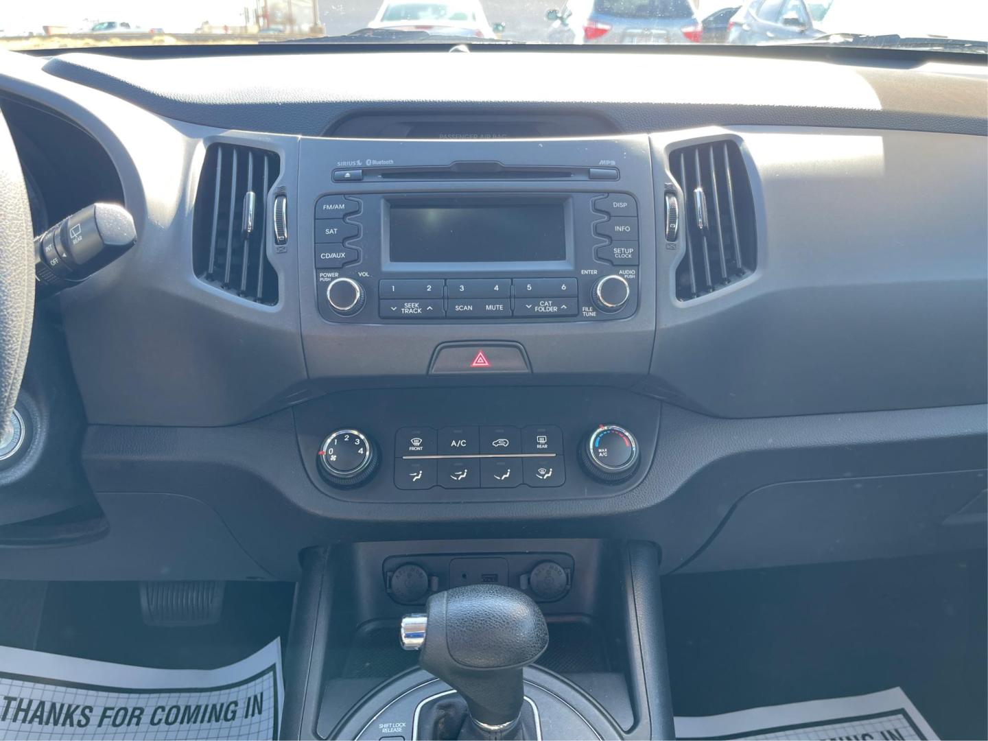 2012 Kia Sportage LX (KNDPBCA20C7) with an 2.4L I-4 DOHC engine, located at 401 Woodman Dr, Riverside, OH, 45431, (937) 908-9800, 39.760899, -84.123421 - Photo#12