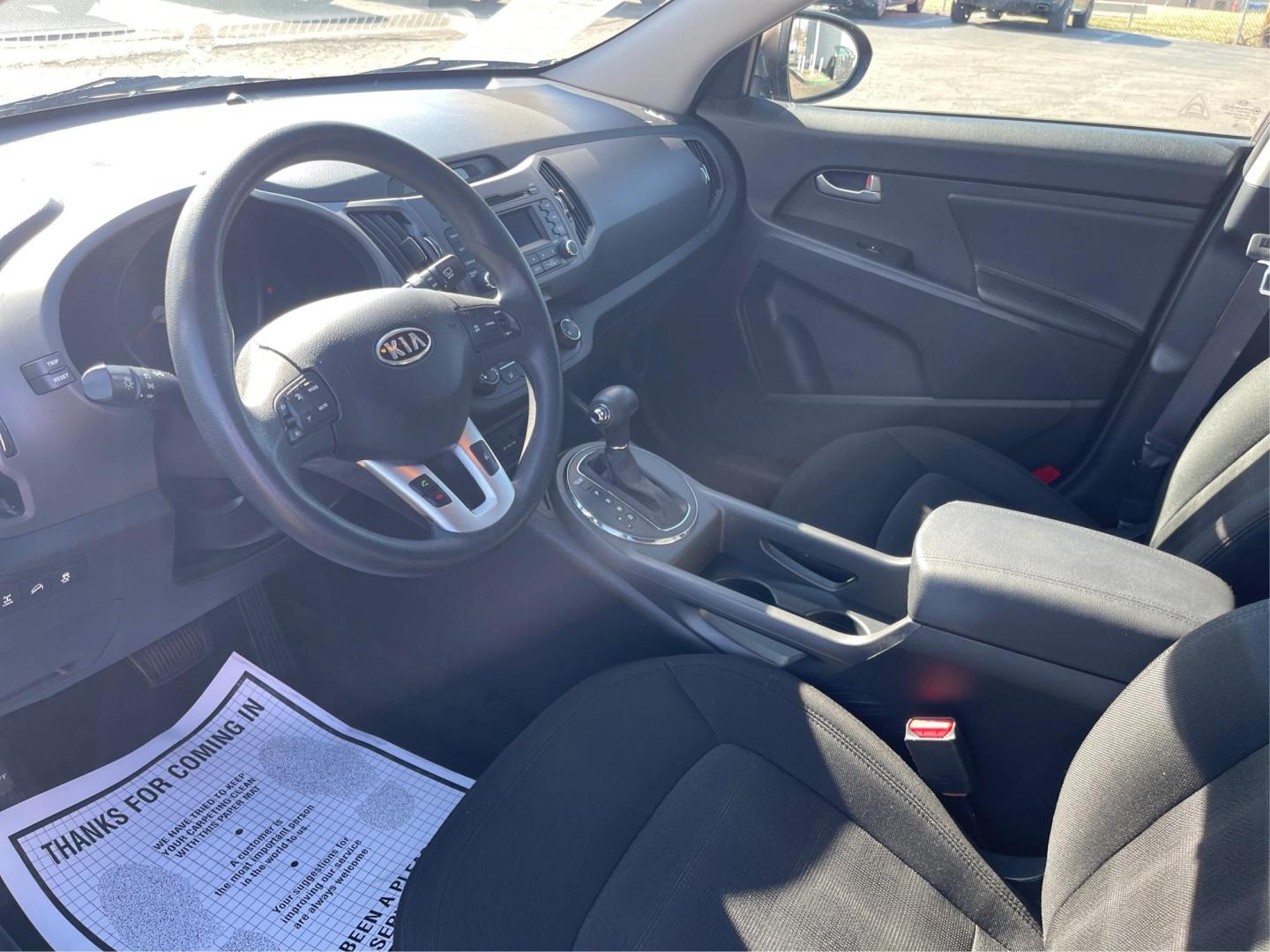 2012 Kia Sportage LX (KNDPBCA20C7) with an 2.4L I-4 DOHC engine, located at 401 Woodman Dr, Riverside, OH, 45431, (937) 908-9800, 39.760899, -84.123421 - Photo#8
