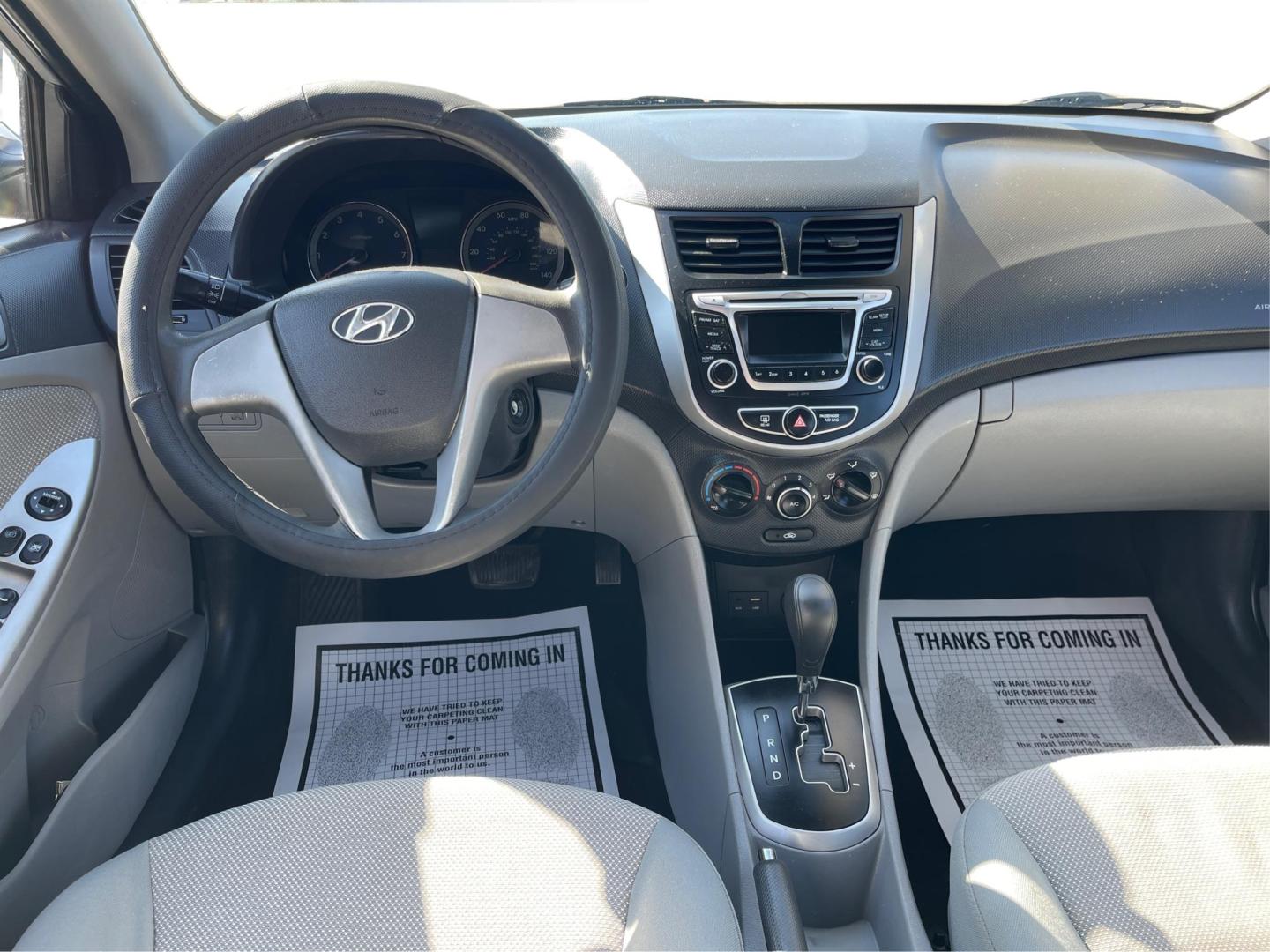 2014 Hyundai Accent GLS 4-Door (KMHCT4AE0EU) with an 1.6L L4 DOHC 16V engine, located at 8750 N County Rd 25A, Piqua, OH, 45356, (937) 908-9800, 40.164391, -84.232513 - Photo#19