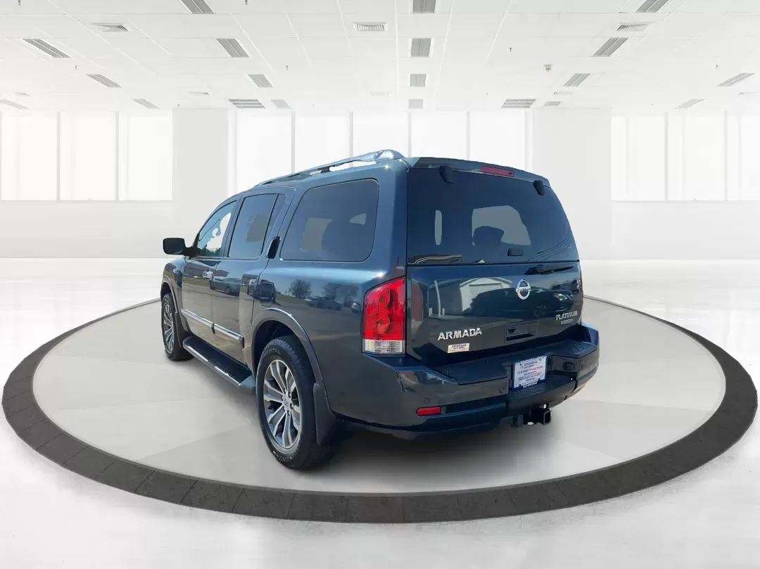 2015 Nissan Armada Platinum (5N1BA0NE1FN) with an Endurance 5.6L V-8 DOHC engine, located at 1230 East Main St, Xenia, OH, 45385, (937) 908-9800, 39.688026, -83.910172 - Third Row - Photo#4