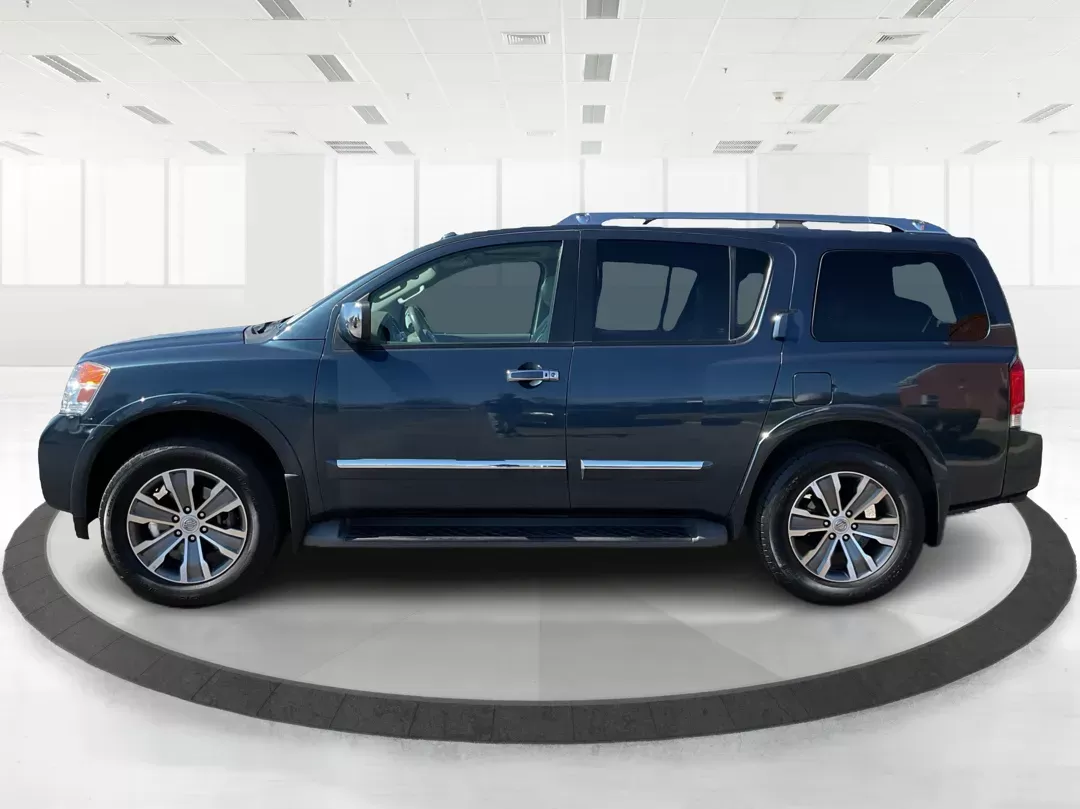 2015 Nissan Armada Platinum (5N1BA0NE1FN) with an Endurance 5.6L V-8 DOHC engine, located at 1230 East Main St, Xenia, OH, 45385, (937) 908-9800, 39.688026, -83.910172 - Third Row - Photo#5