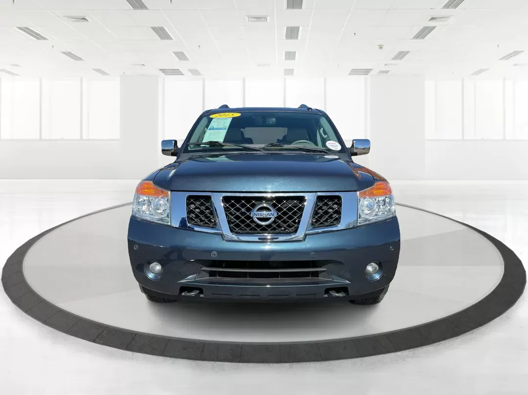 2015 Nissan Armada Platinum (5N1BA0NE1FN) with an Endurance 5.6L V-8 DOHC engine, located at 1230 East Main St, Xenia, OH, 45385, (937) 908-9800, 39.688026, -83.910172 - Third Row - Photo#6