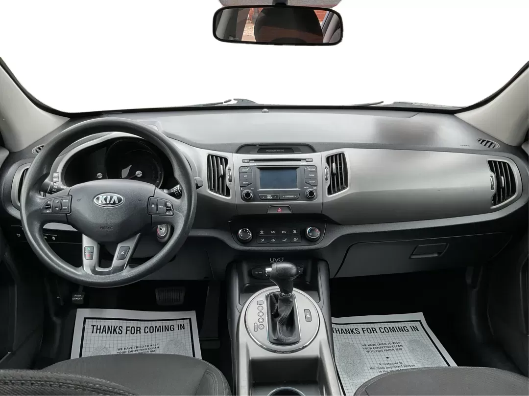 2014 Kia Sportage LX (KNDPBCAC3E7) with an 2.4L I-4 gasoline direct injection engine, located at 880 E. National Road, Vandalia, OH, 45377, (937) 908-9800, 39.891918, -84.183594 - Photo#18