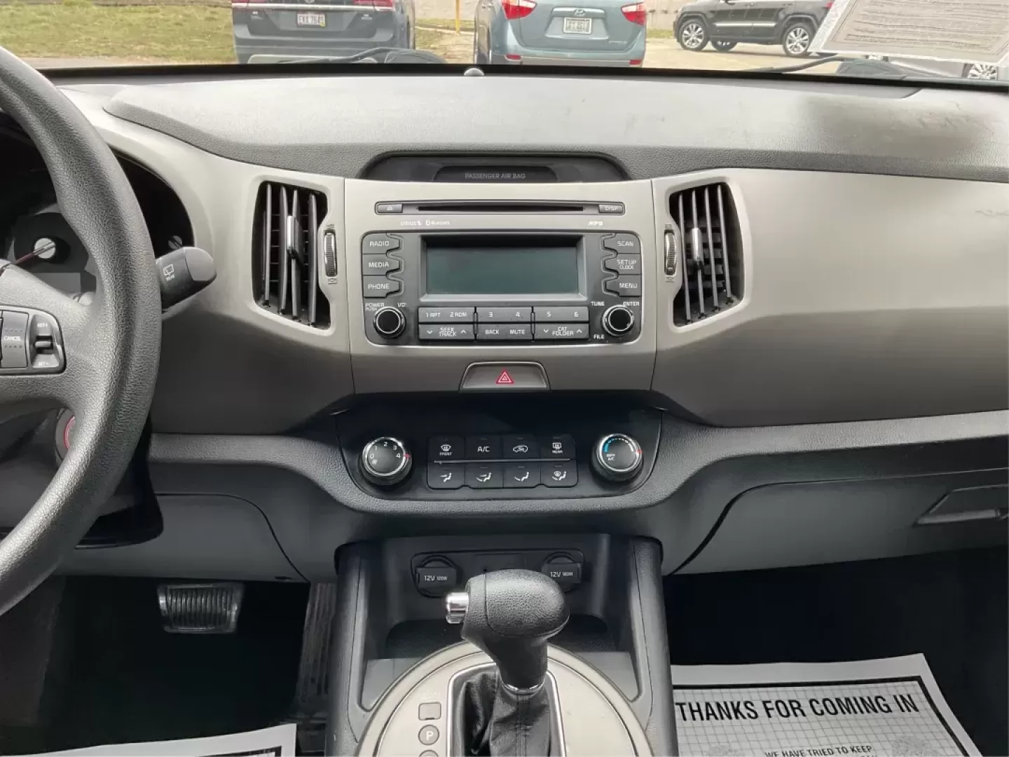 2014 Kia Sportage LX (KNDPB3AC1E7) with an 2.4L I-4 gasoline direct injection engine, located at 1230 East Main St, Xenia, OH, 45385, (937) 908-9800, 39.688026, -83.910172 - Photo#12