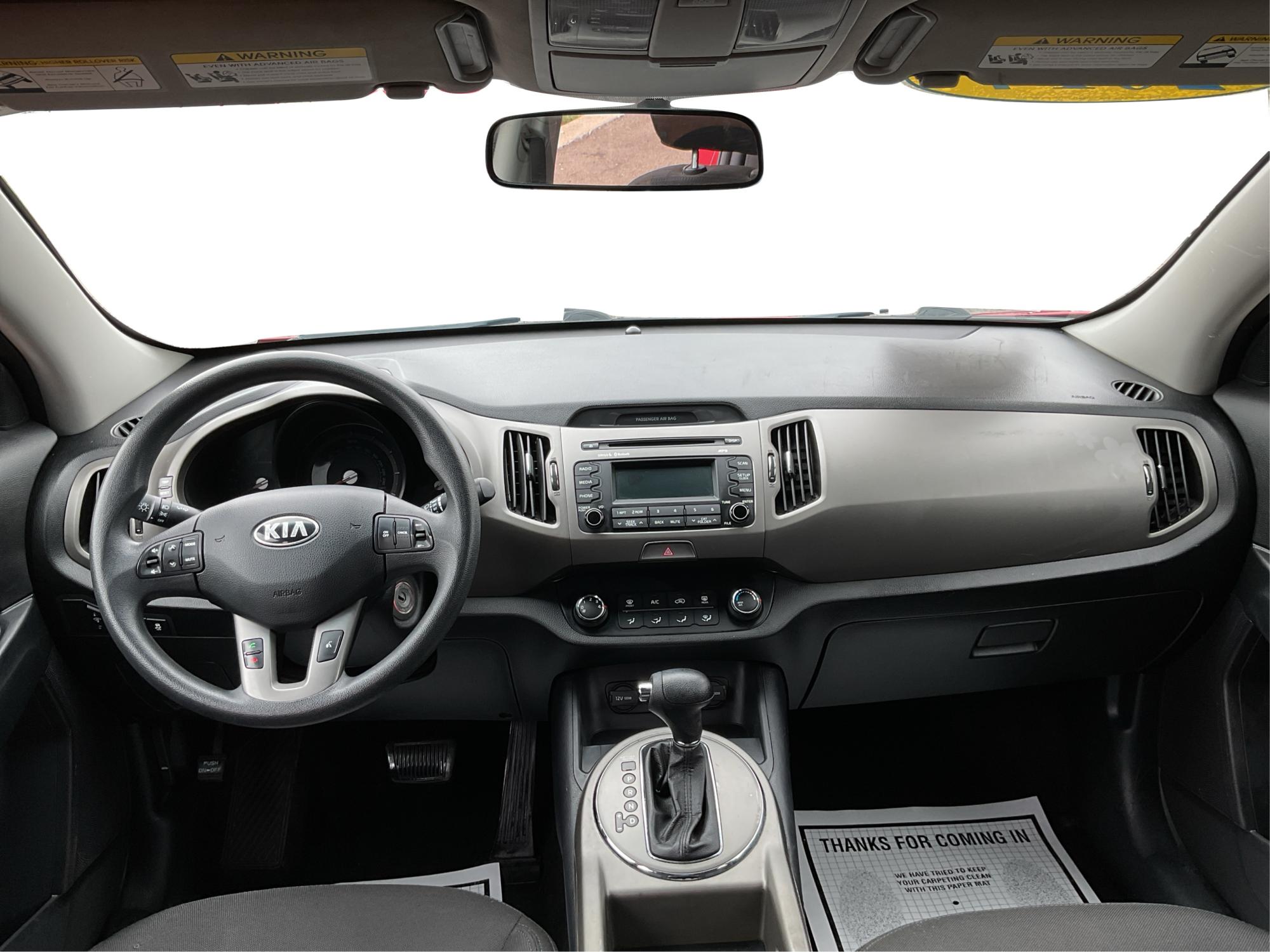 2014 Kia Sportage LX (KNDPB3AC1E7) with an 2.4L I-4 gasoline direct injection engine, located at 8750 N County Rd 25A, Piqua, OH, 45356, (937) 908-9800, 40.164391, -84.232513 - Photo#18