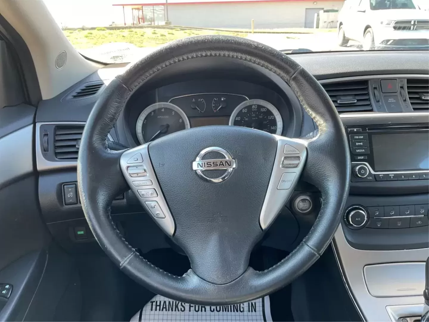 2015 Nissan Sentra SV (3N1AB7AP2FY) with an 1.8L I-4 DOHC engine, located at 880 E. National Road, Vandalia, OH, 45377, (937) 908-9800, 39.891918, -84.183594 - Photo#15