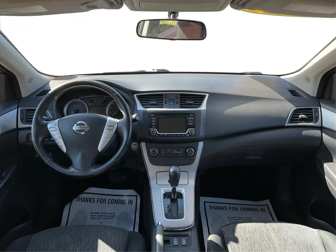 2015 Nissan Sentra SV (3N1AB7AP2FY) with an 1.8L I-4 DOHC engine, located at 880 E. National Road, Vandalia, OH, 45377, (937) 908-9800, 39.891918, -84.183594 - Photo#19