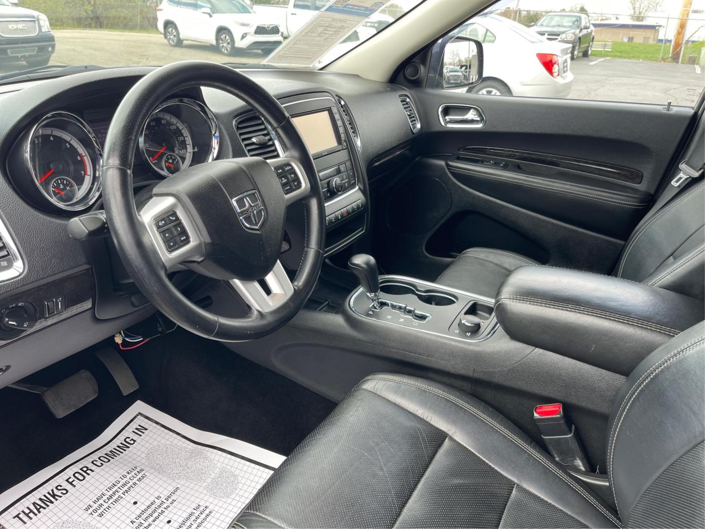 2012 Dodge Durango Citadel (1C4SDJET9CC) with an 3.6L V-6 DOHC engine, located at 8750 N County Rd 25A, Piqua, OH, 45356, (937) 908-9800, 40.164391, -84.232513 - Photo#8