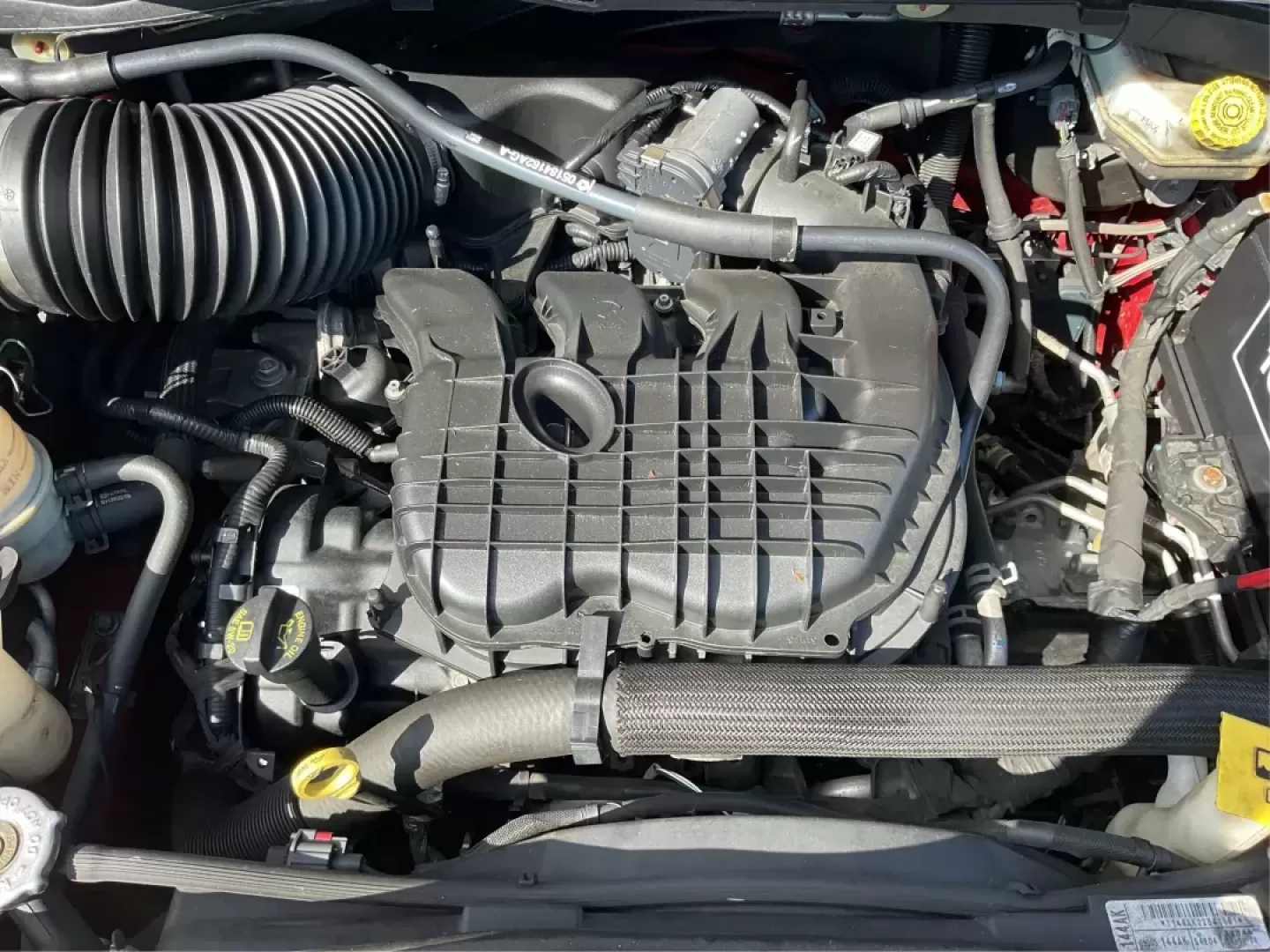 2015 Dodge Grand Caravan SE (2C4RDGBG9FR) with an 3.6L V-6 DOHC engine, located at 1230 East Main St, Xenia, OH, 45385, (937) 908-9800, 39.688026, -83.910172 - 2015 Dodge Grand Caravan SE - Photo#10
