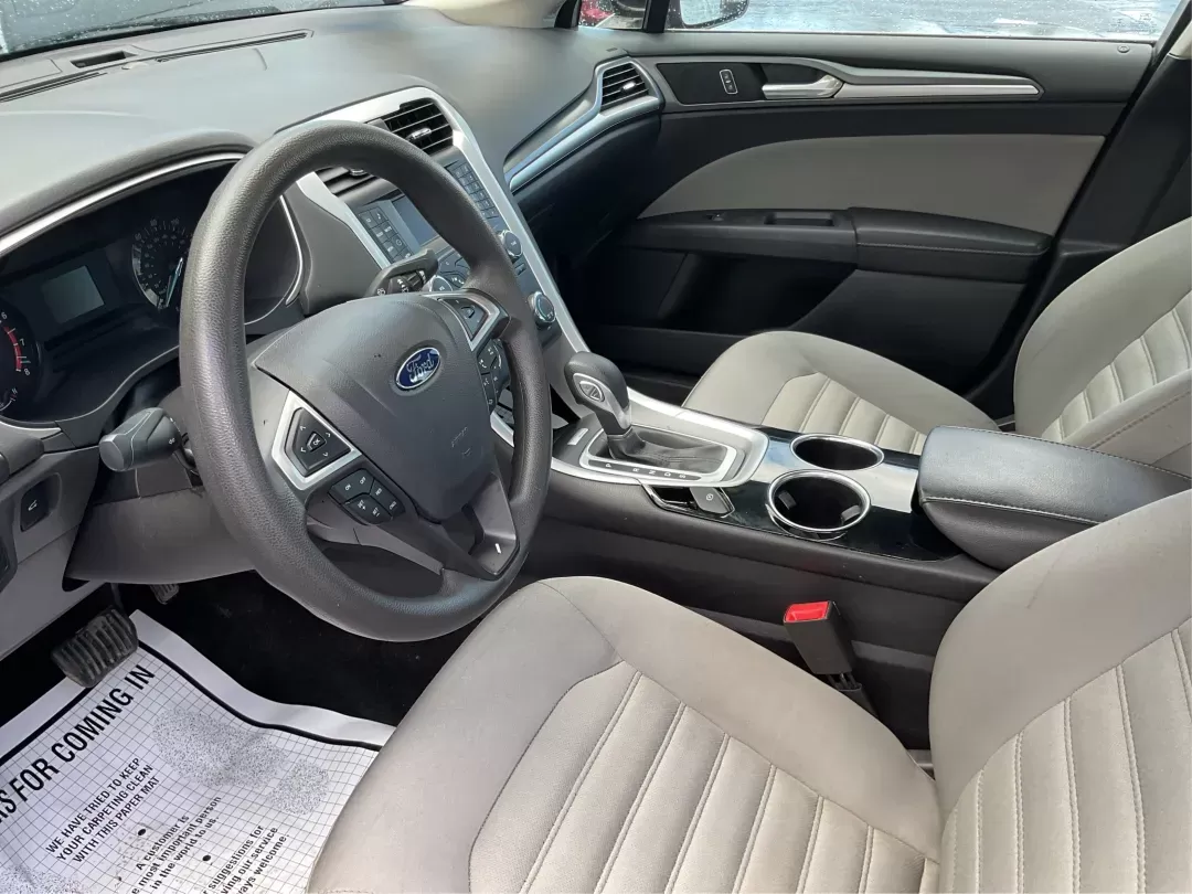 2014 Ford Fusion S (3FA6P0G75ER) with an Duratec 2.5L I-4 DOHC engine, located at 1230 East Main St, Xenia, OH, 45385, (937) 908-9800, 39.688026, -83.910172 - 2014 Ford Fusion S - Photo#8