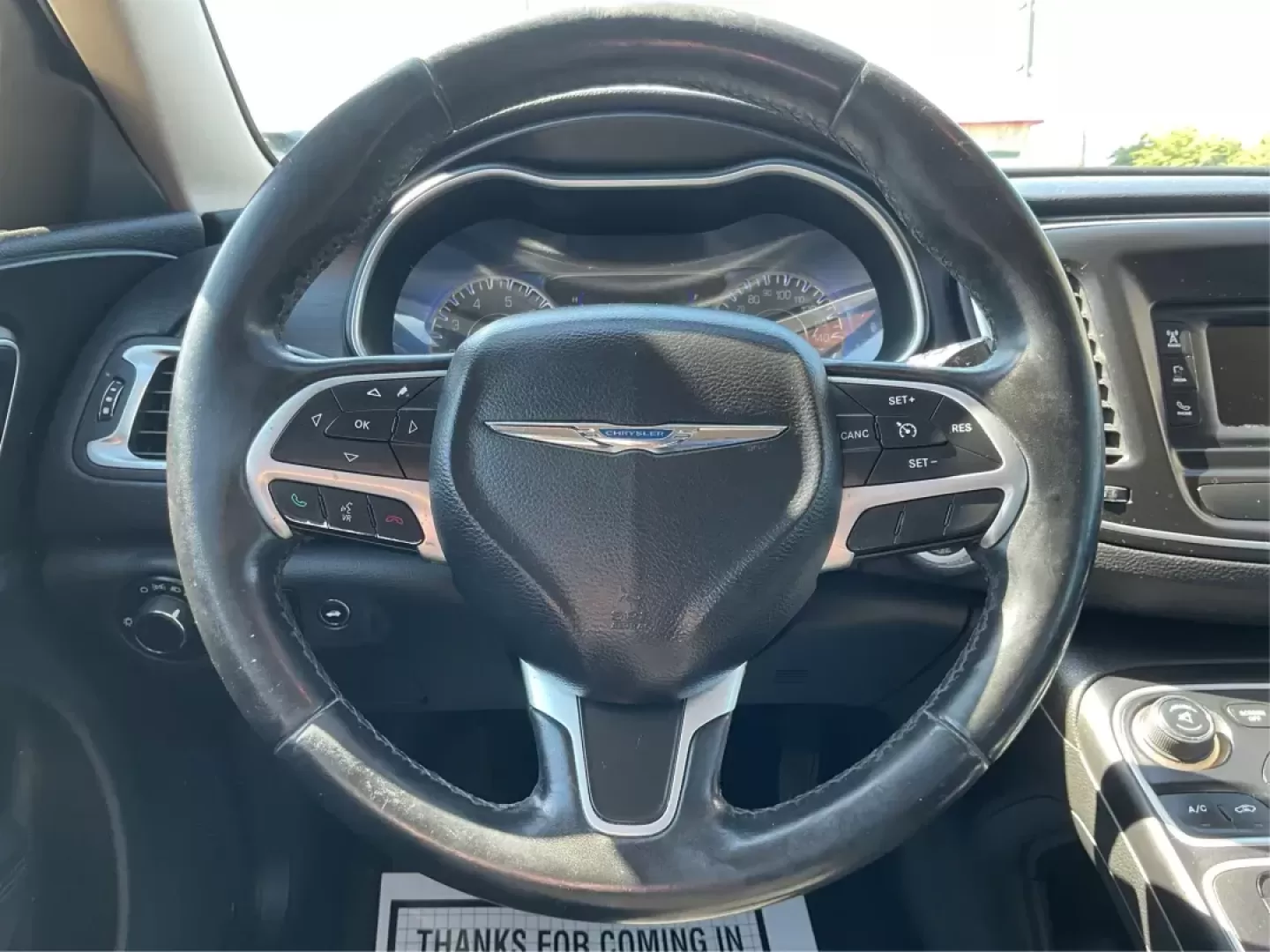 2015 Chrysler 200 Limited (1C3CCCAB5FN) with an 2.4L L4 DOHC 16V engine, 9-Speed Automatic transmission, located at 8750 N County Rd 25A, Piqua, OH, 45356, (937) 908-9800, 40.164391, -84.232513 - Photo#15