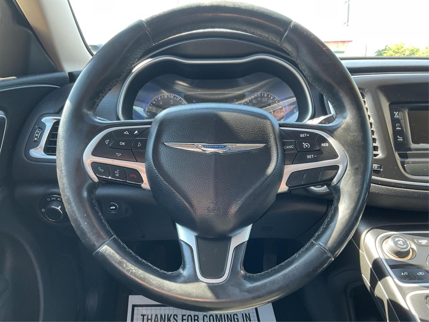 2015 Chrysler 200 Limited (1C3CCCAB5FN) with an 2.4L L4 DOHC 16V engine, 9-Speed Automatic transmission, located at 8750 N County Rd 25A, Piqua, OH, 45356, (937) 908-9800, 40.164391, -84.232513 - Photo#15